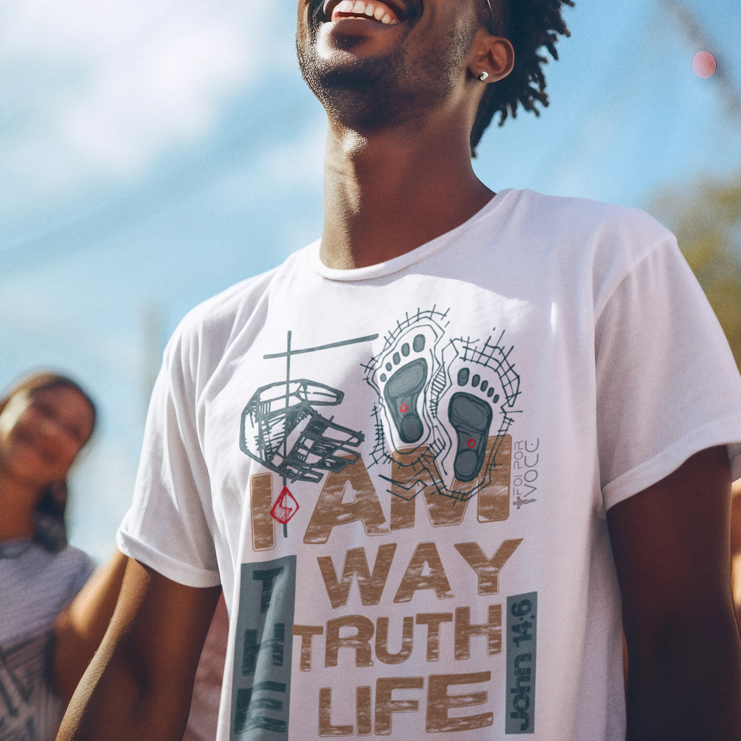 CAMISETA I am the way the truth and the life - John 14:6 (Camiseta Masculina)