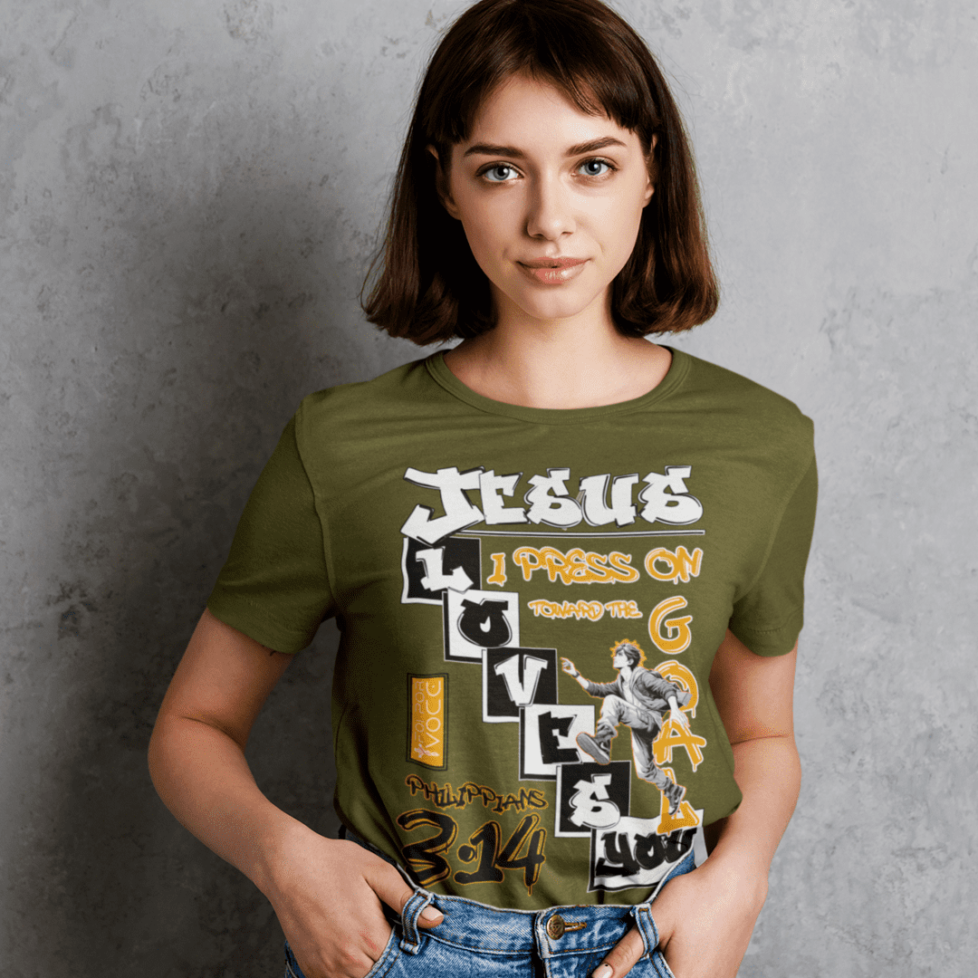 CAMISETA Corro para Jesus (Camiseta Feminina)