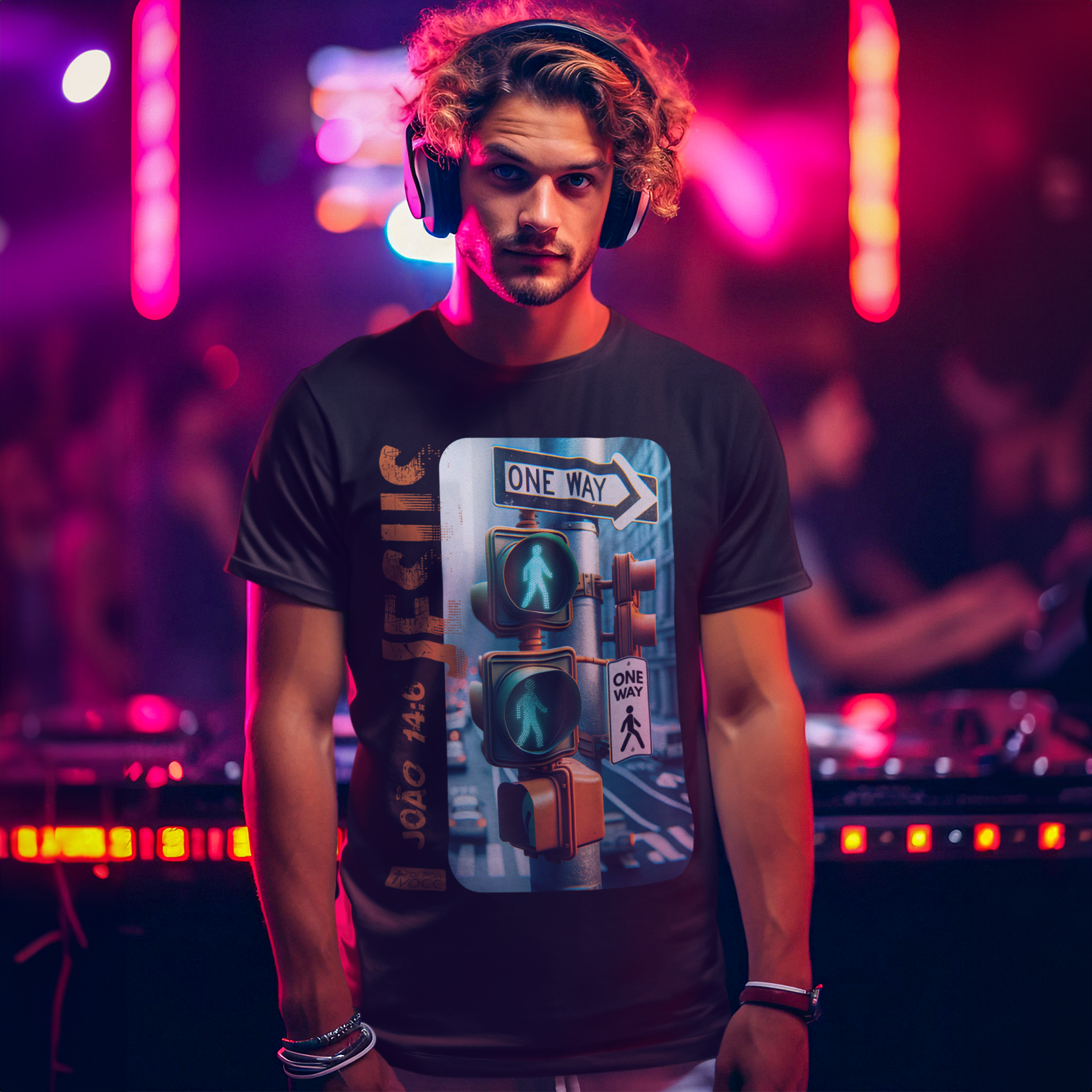 CAMISETA Jesus é o caminho - João 14:6 (Camisa Masculina)