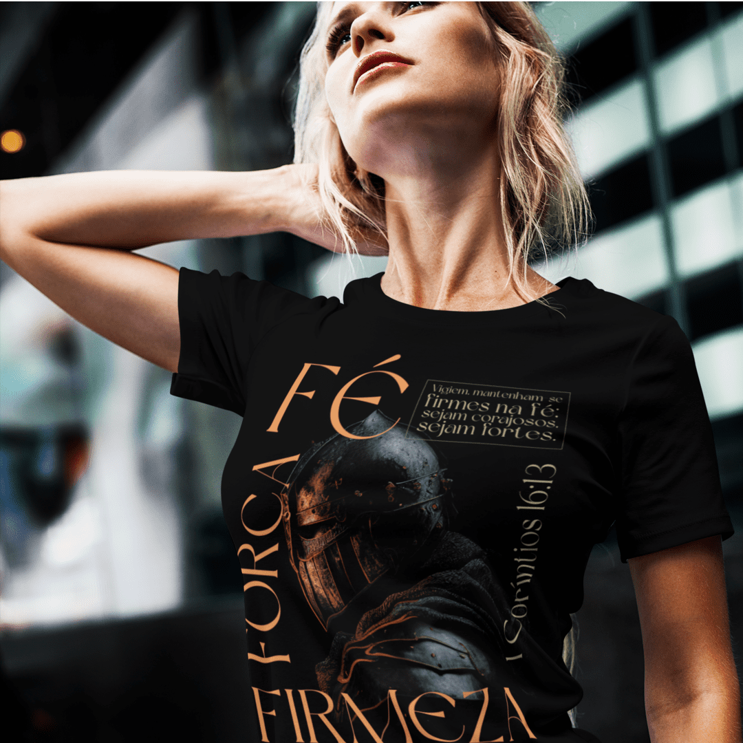 CAMISETA Inabalável - 1 Coríntios 16:13 - (Camiseta Feminina)