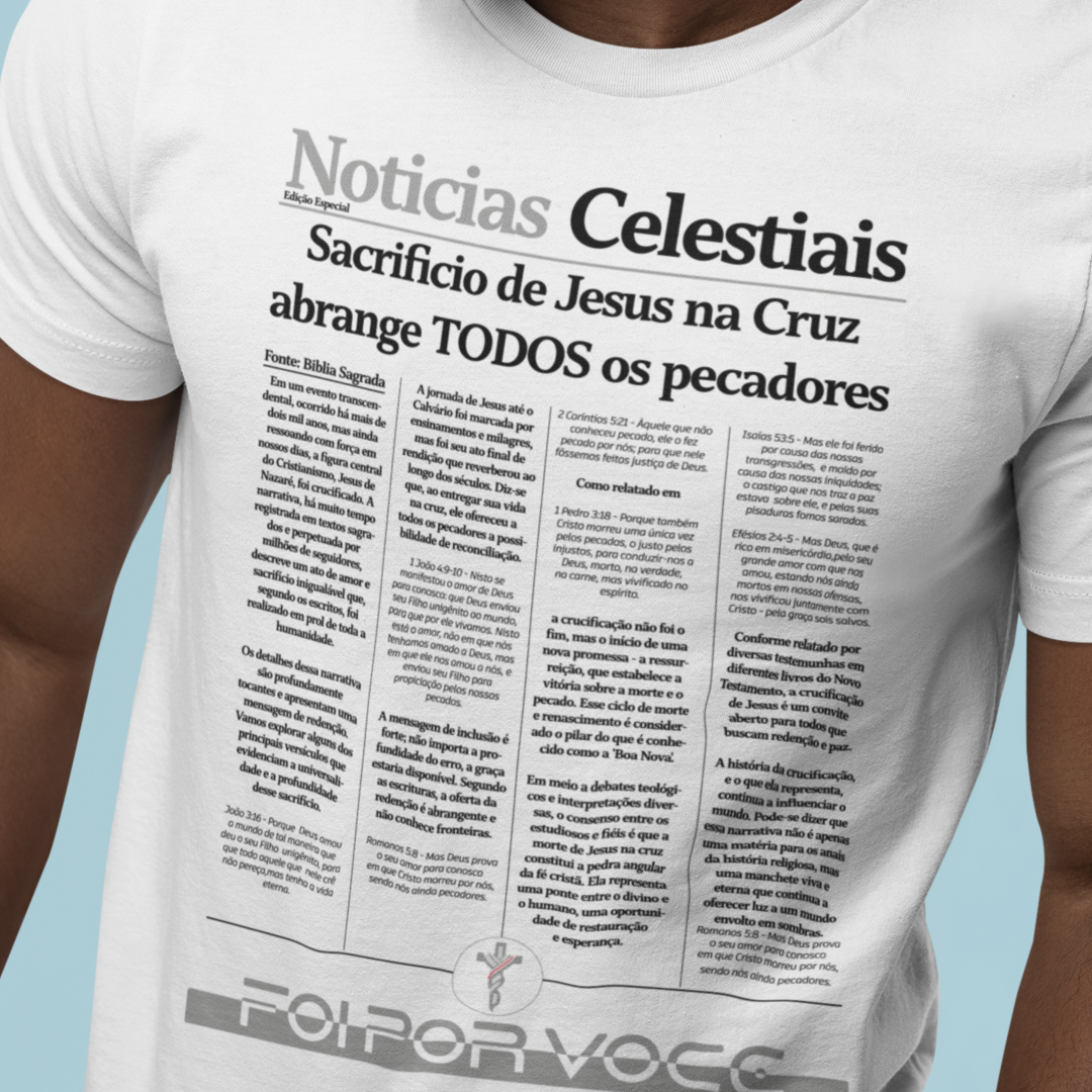 CAMISETA Boas novas (Camisa Masculina)