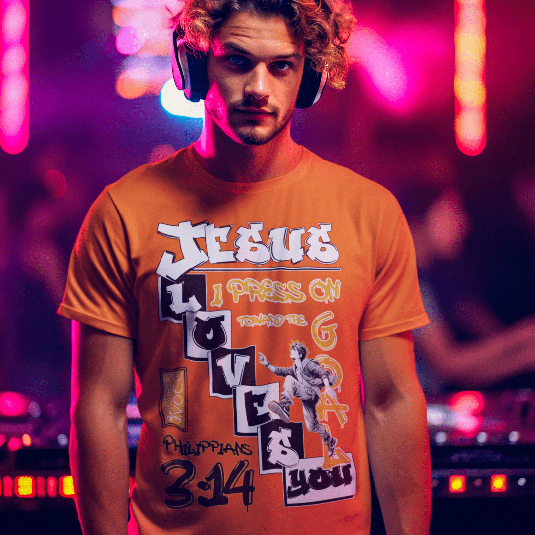 CAMISETA Corro para Jesus (Camiseta Masculina)