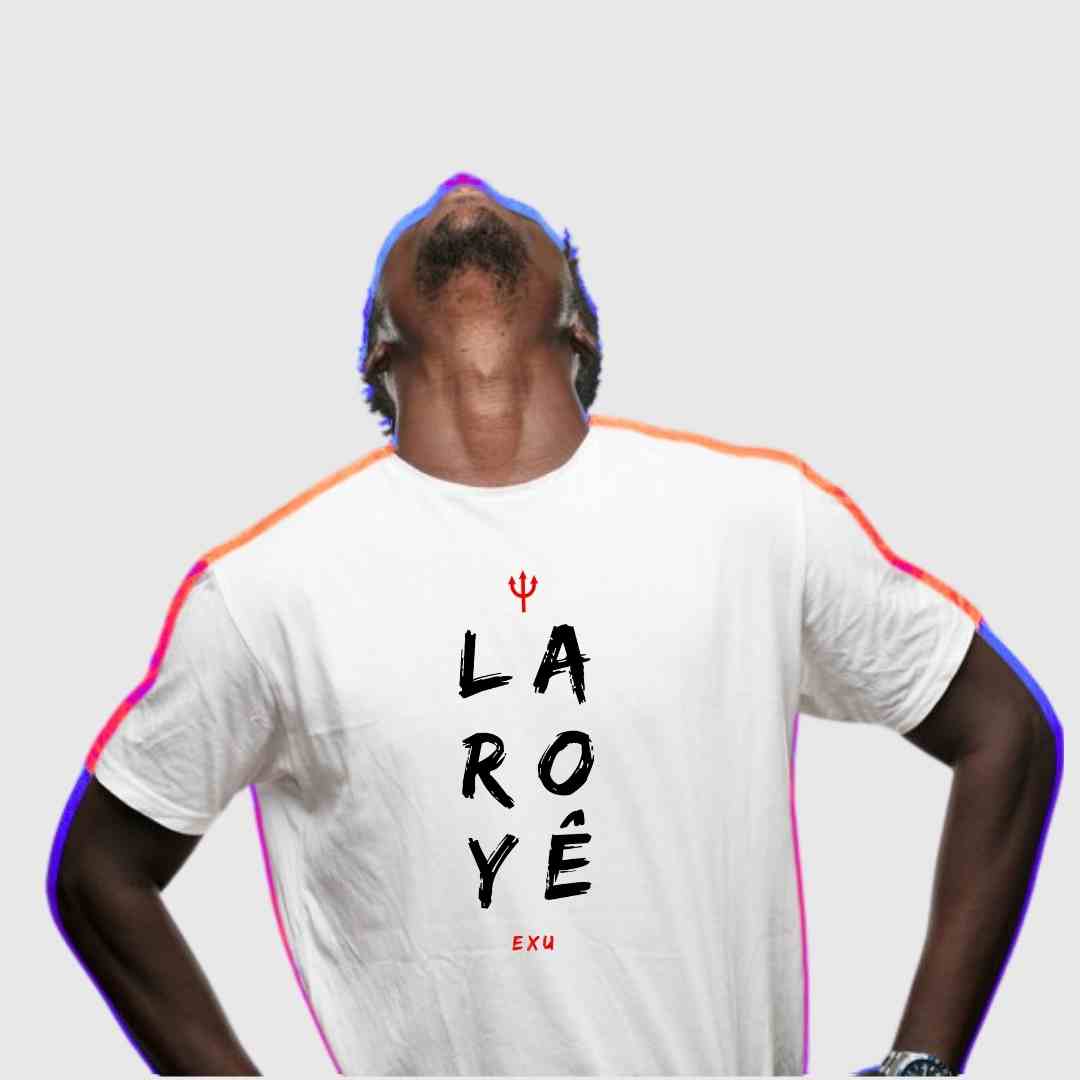 Camiseta Exu Laroyê Saudação Exu 