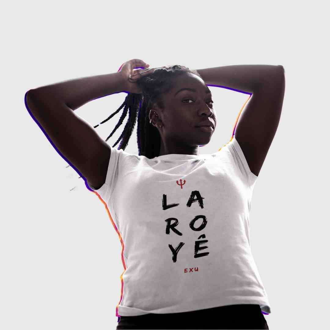 Camiseta Exu Laroyê Exu Orixá Exu Baby Long 