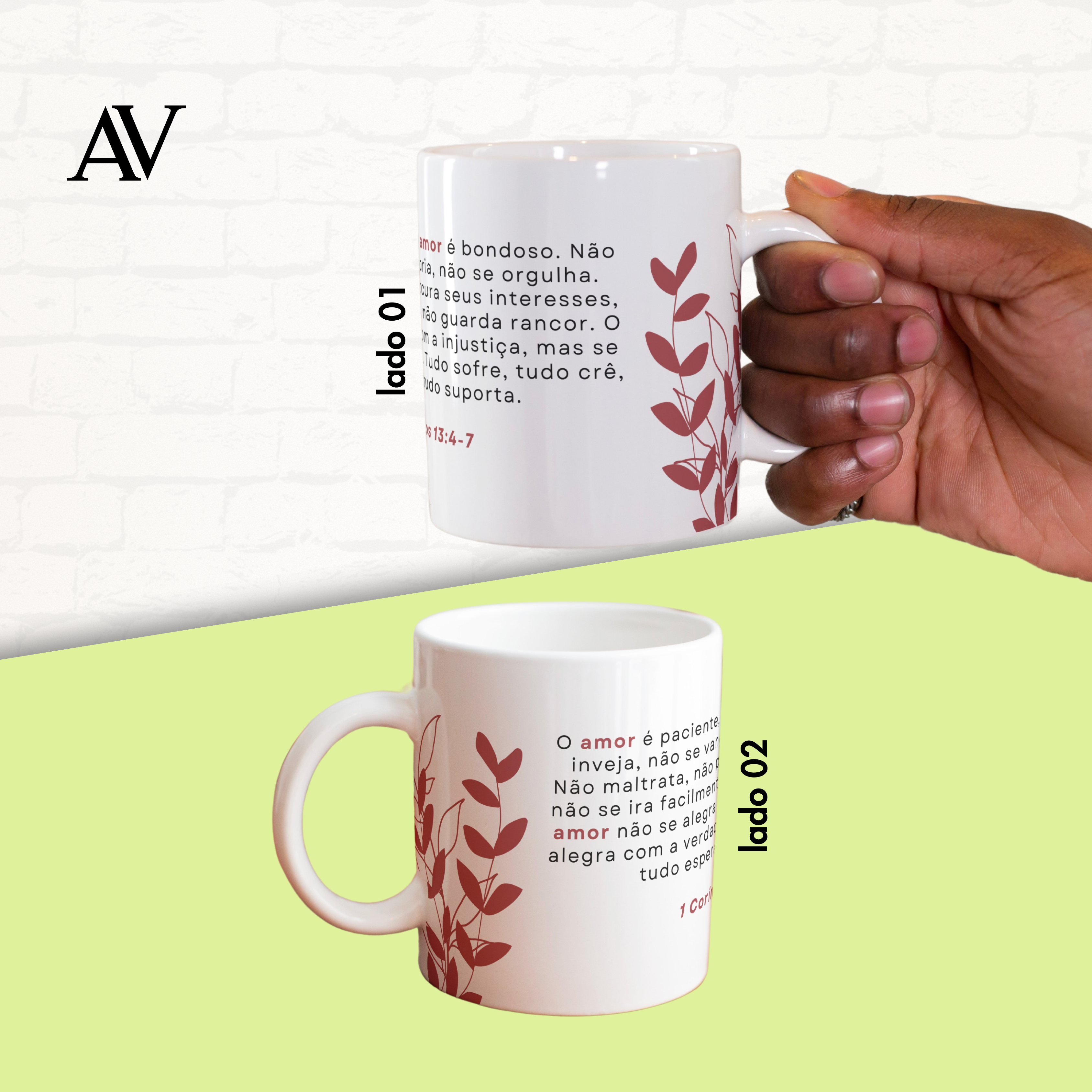 1 Coríntios 13:4-7 | Caneca