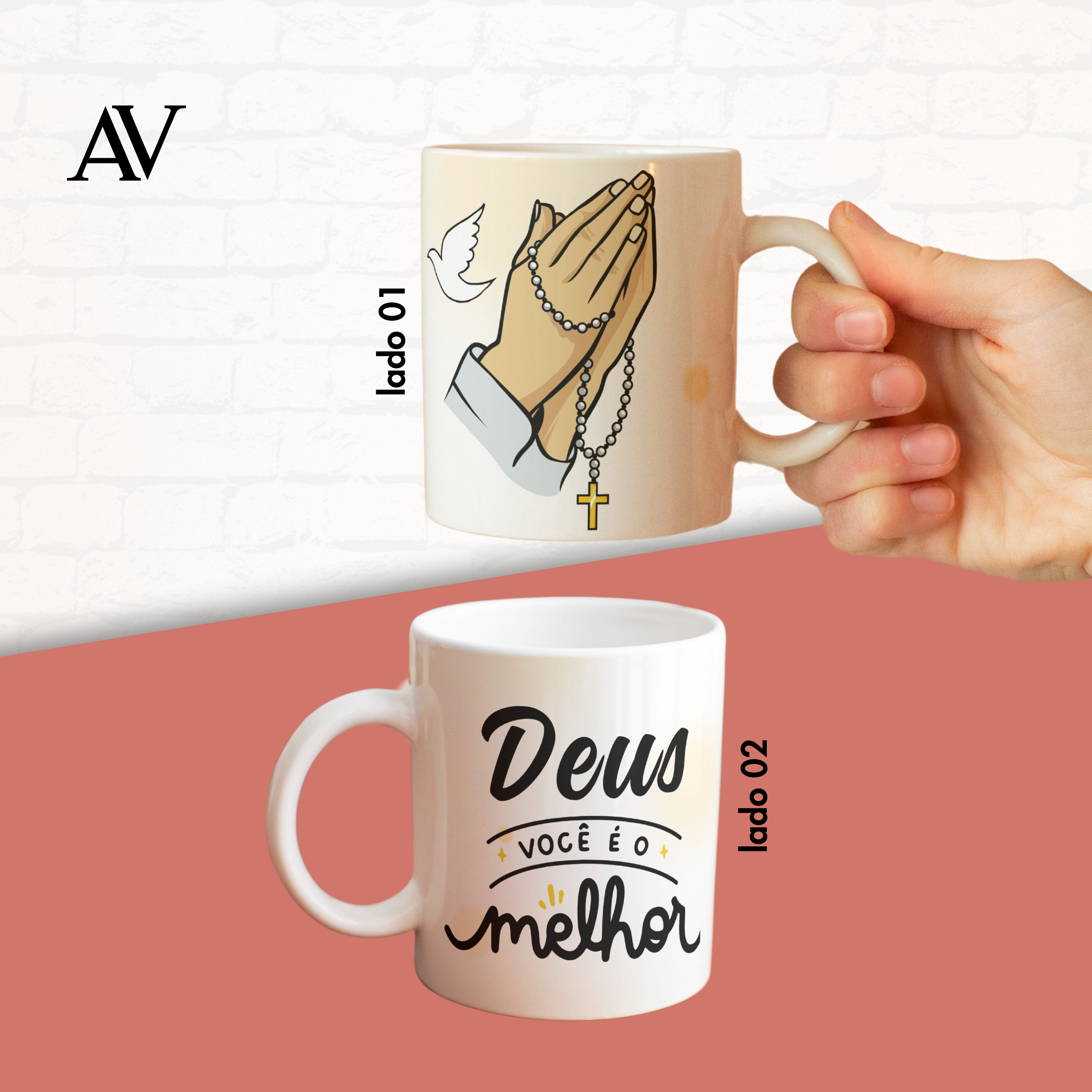 Deus, Você é o melhor | Caneca