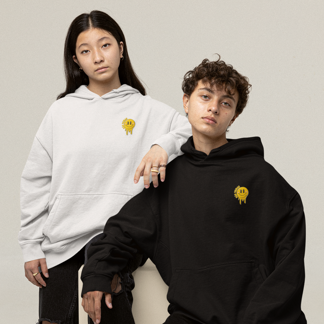 Moletom Canguru Unissex Emoji Minimalista | Coleção Não Temas