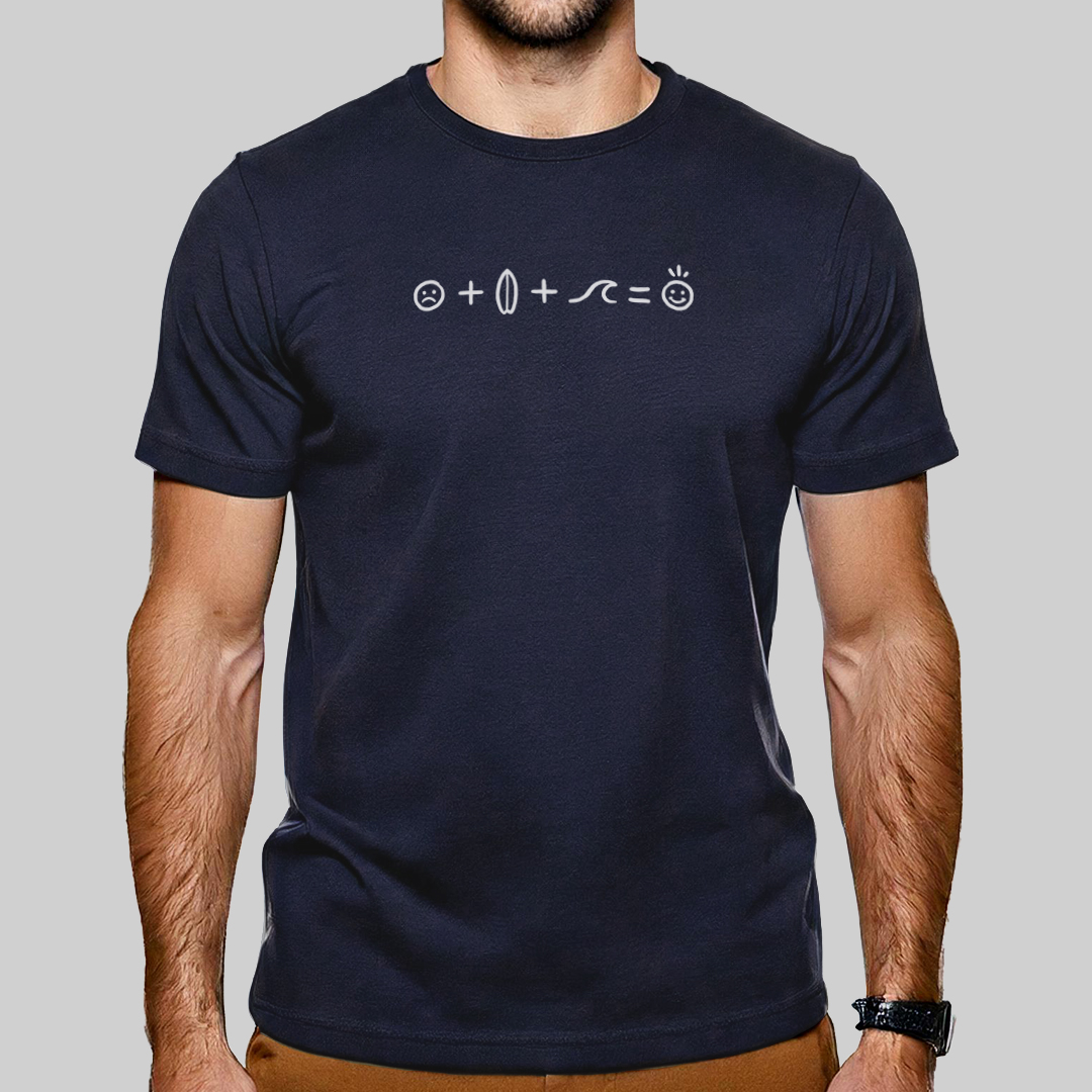 Camiseta Prime - Fórmula da Felicidade (cor) - Essence Surf