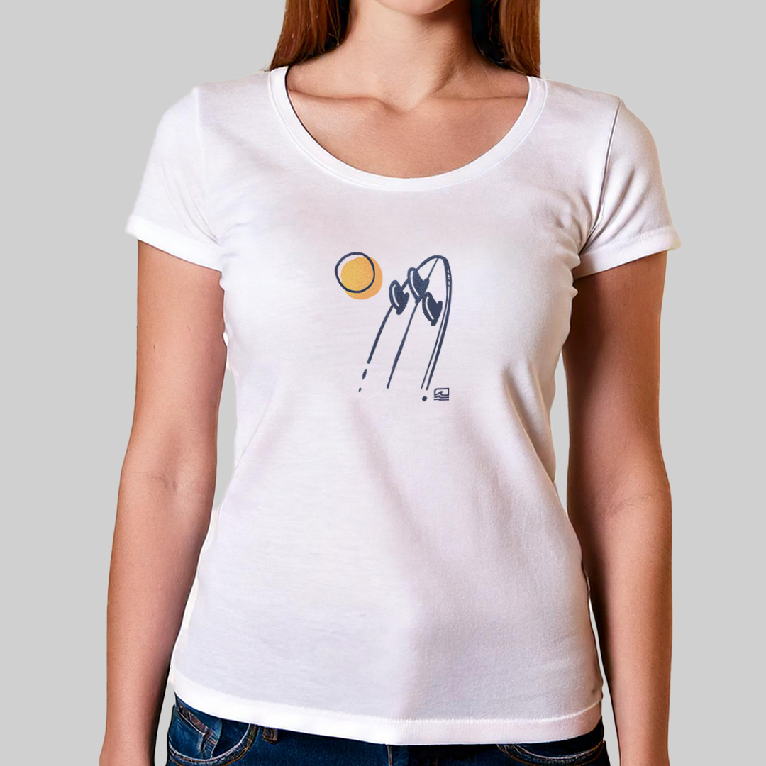 Baby Long Prime - Triquilha ao Sol (Branca) - Essence Surf