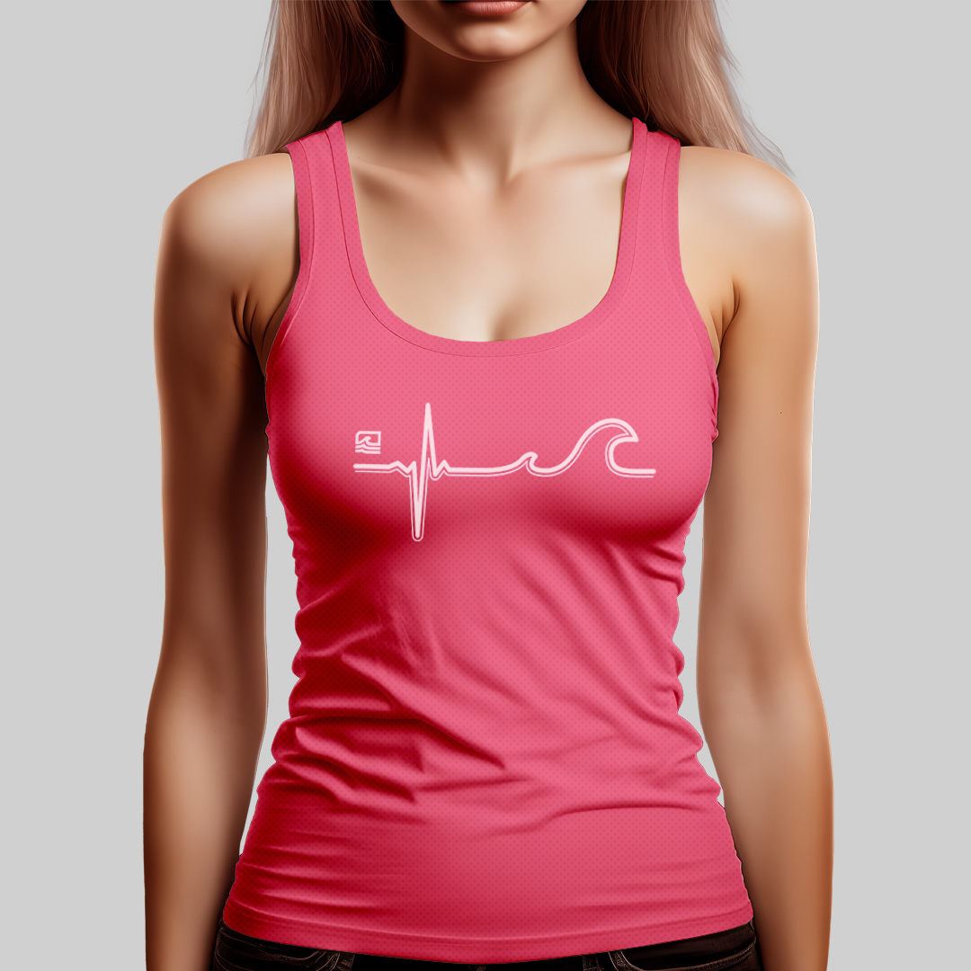 Regata Feminina Dry Fit - No Ritmo das Ondas - Essence Surf