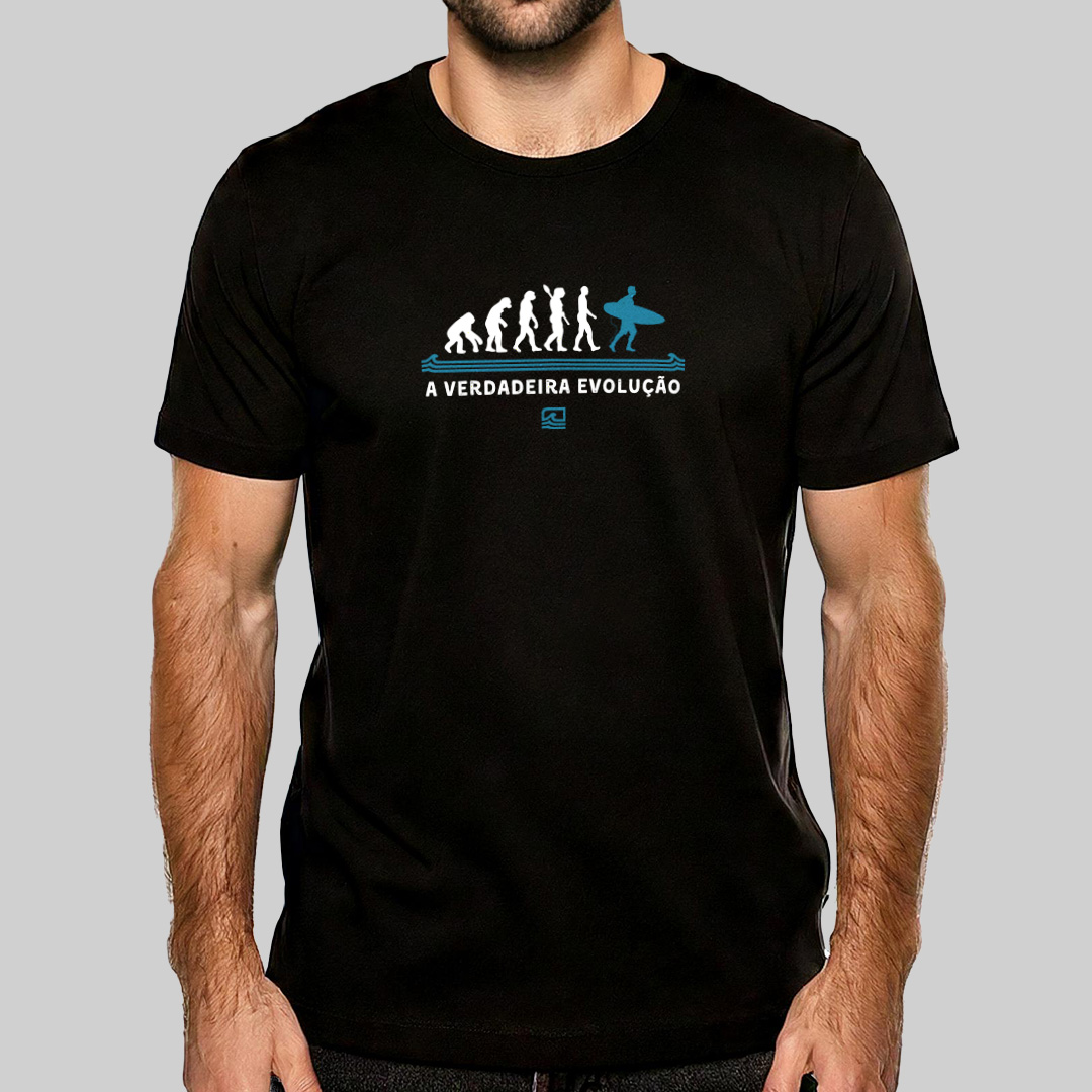 Camiseta Prime - A Verdadeira Evolução (Cor) - Essence Surf