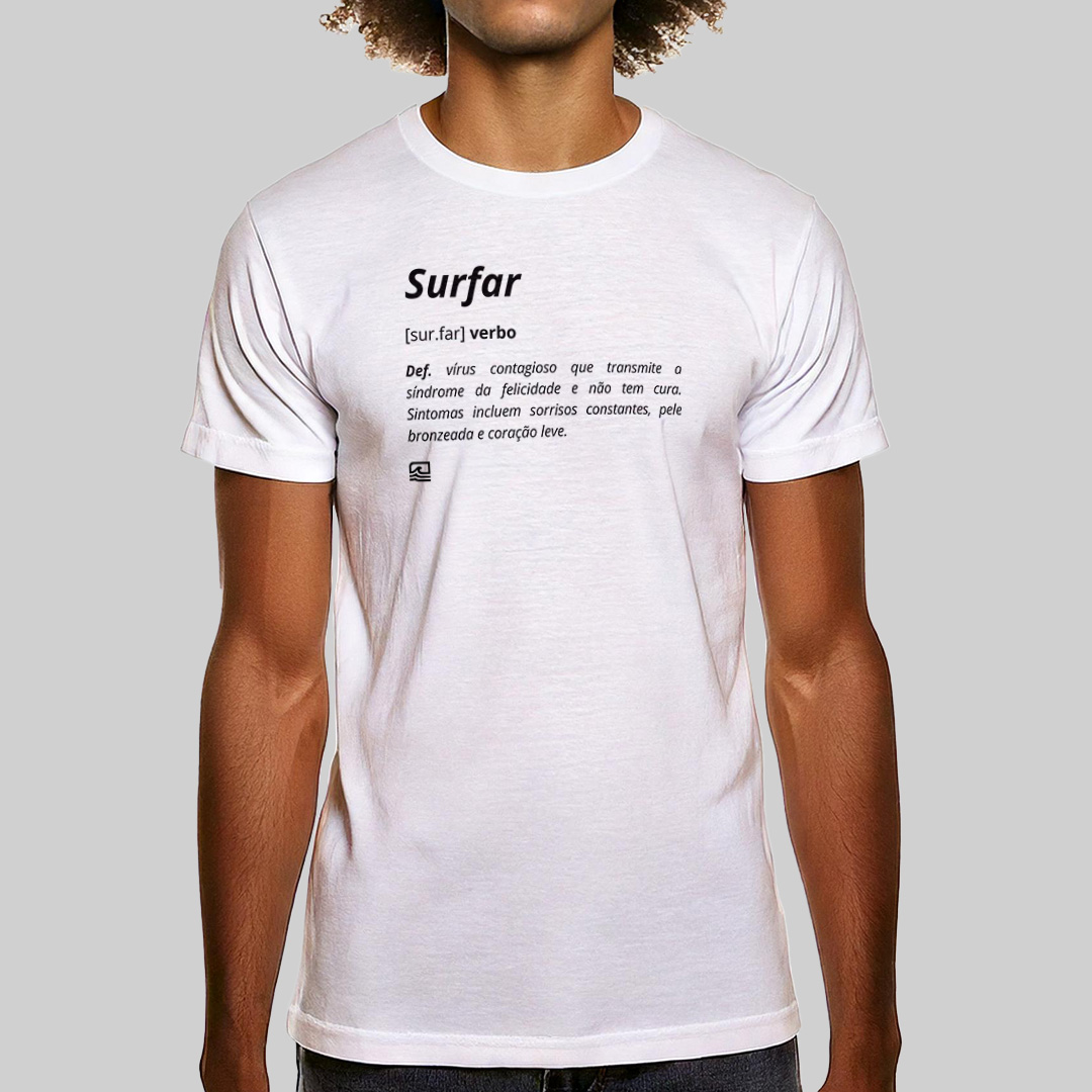 Camiseta Prime - Surfar (Branca) - Essence Surf