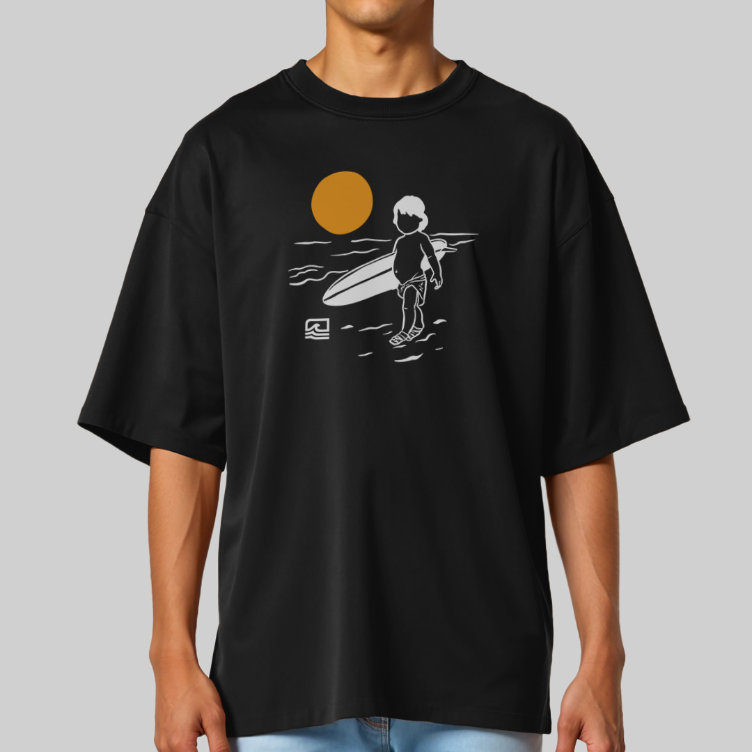 T-shirt Oversized - Born to Surf (Cor) - Essence Surf