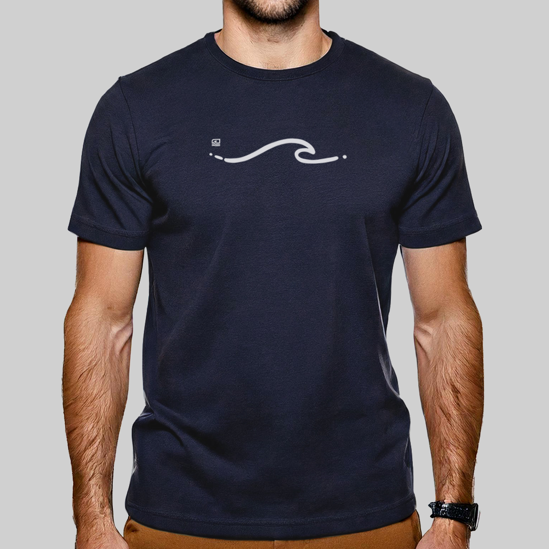 Camiseta Prime - Onda Minimalista (cor) - Essence Surf