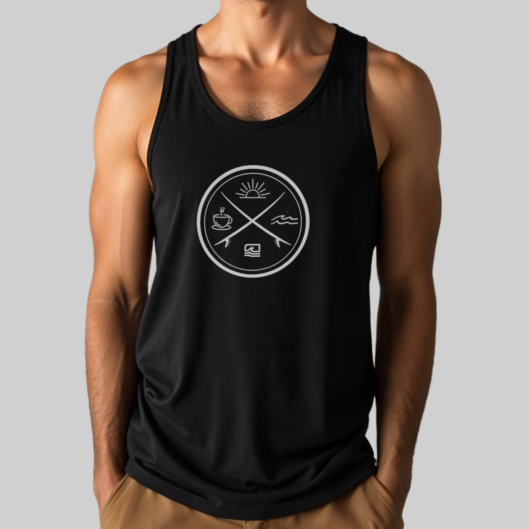 Regata - O Ciclo do Surf (preto) - Essence Surf