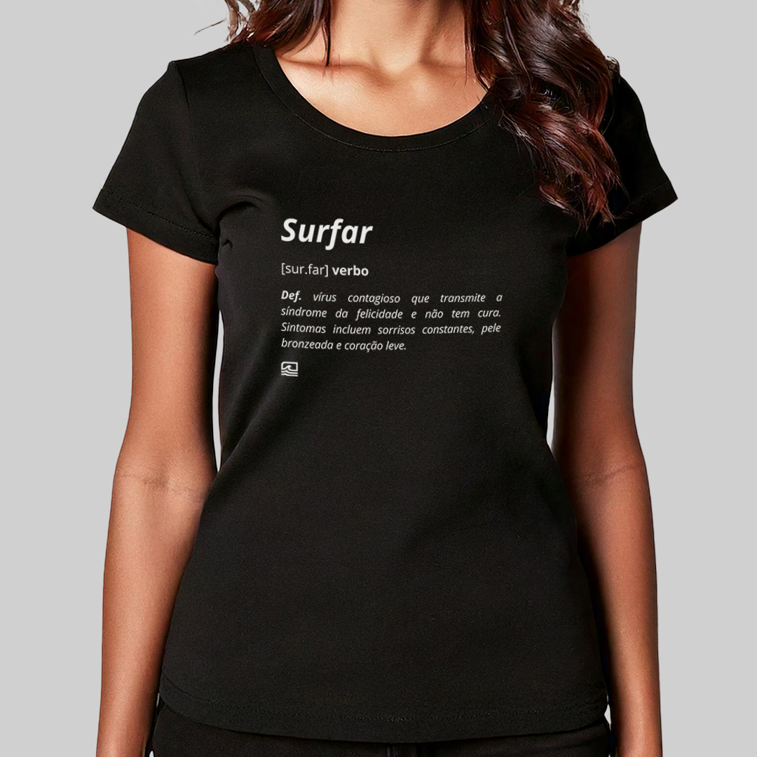 Baby Look Prime - Surfar (Preta)- Essence Surf