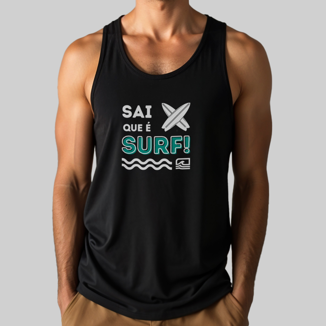 Regata - Sai que é Surf (preto) - Essence Surf