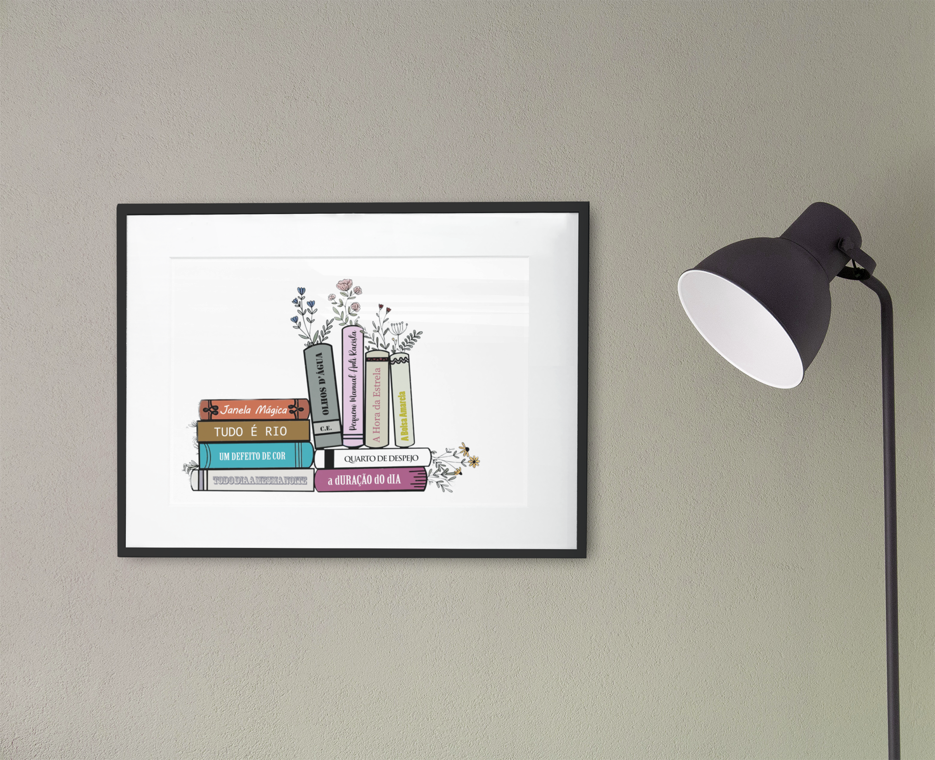 Poster Paisagem Biblioteca Nacional