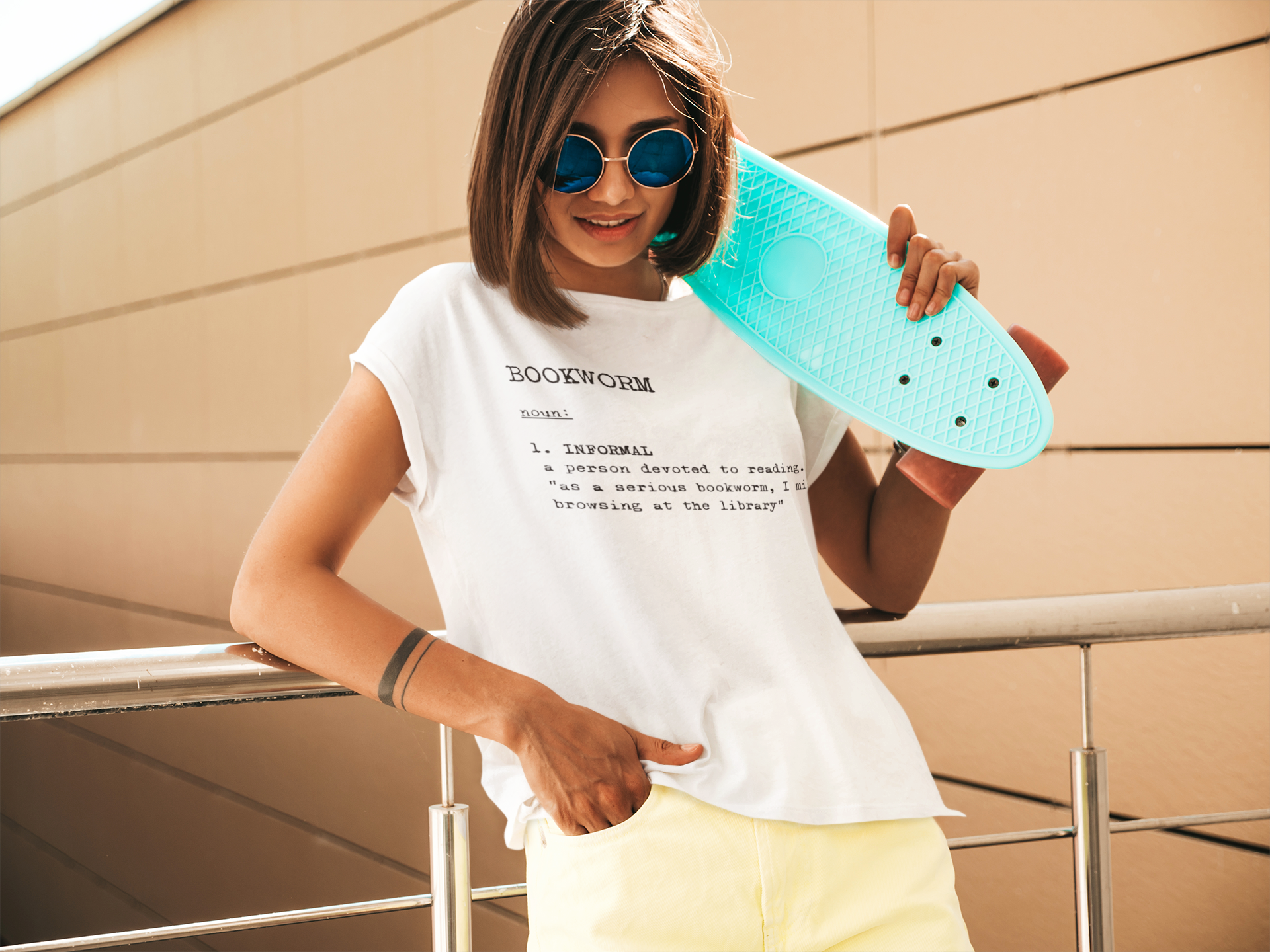 Camiseta Bookworm noun