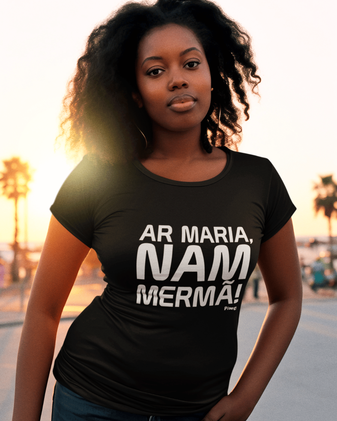 Camiseta Armaria Nam Mermã Baby Long Feminina