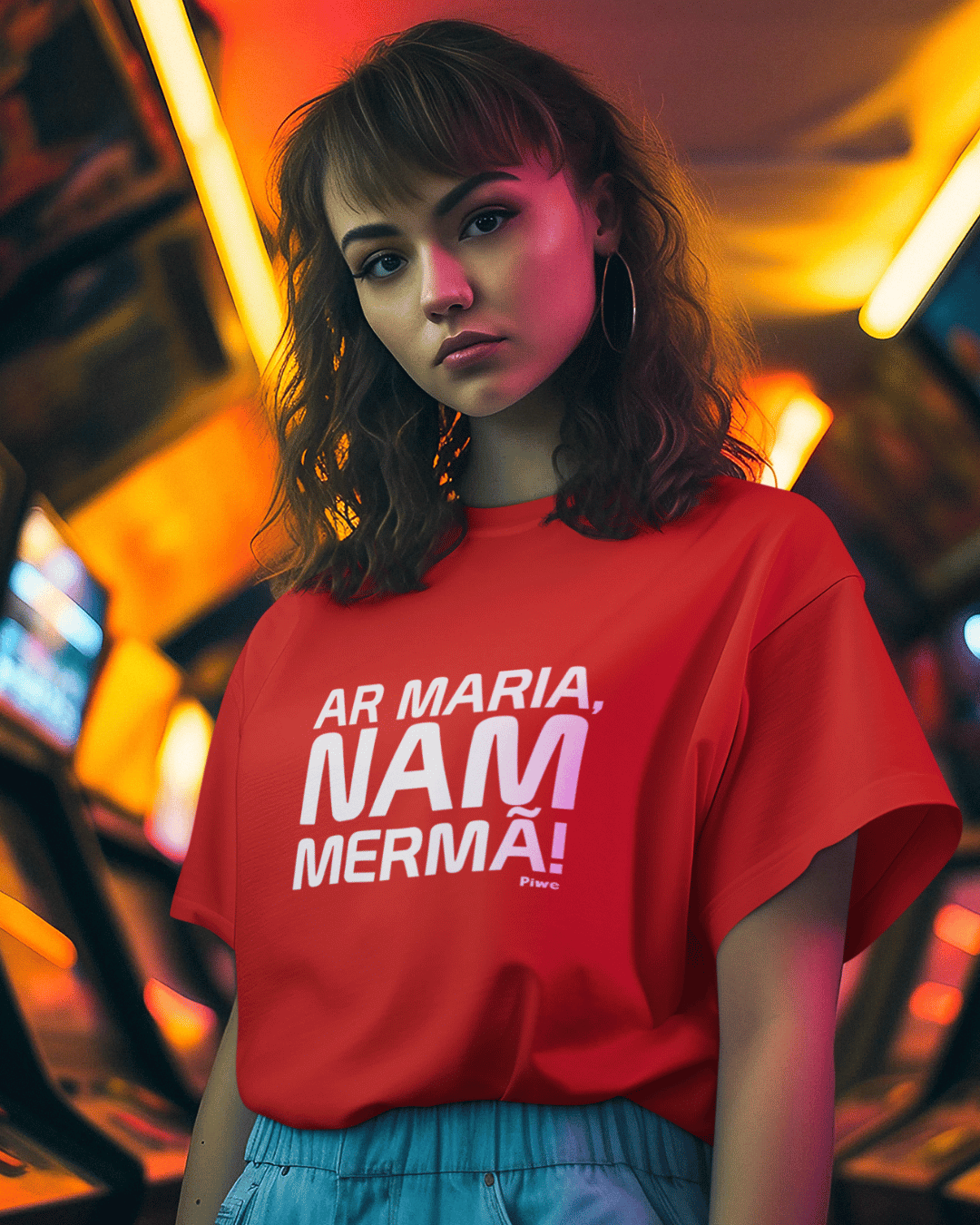 Camiseta Armaria Nam Mermã Padrão Masculina