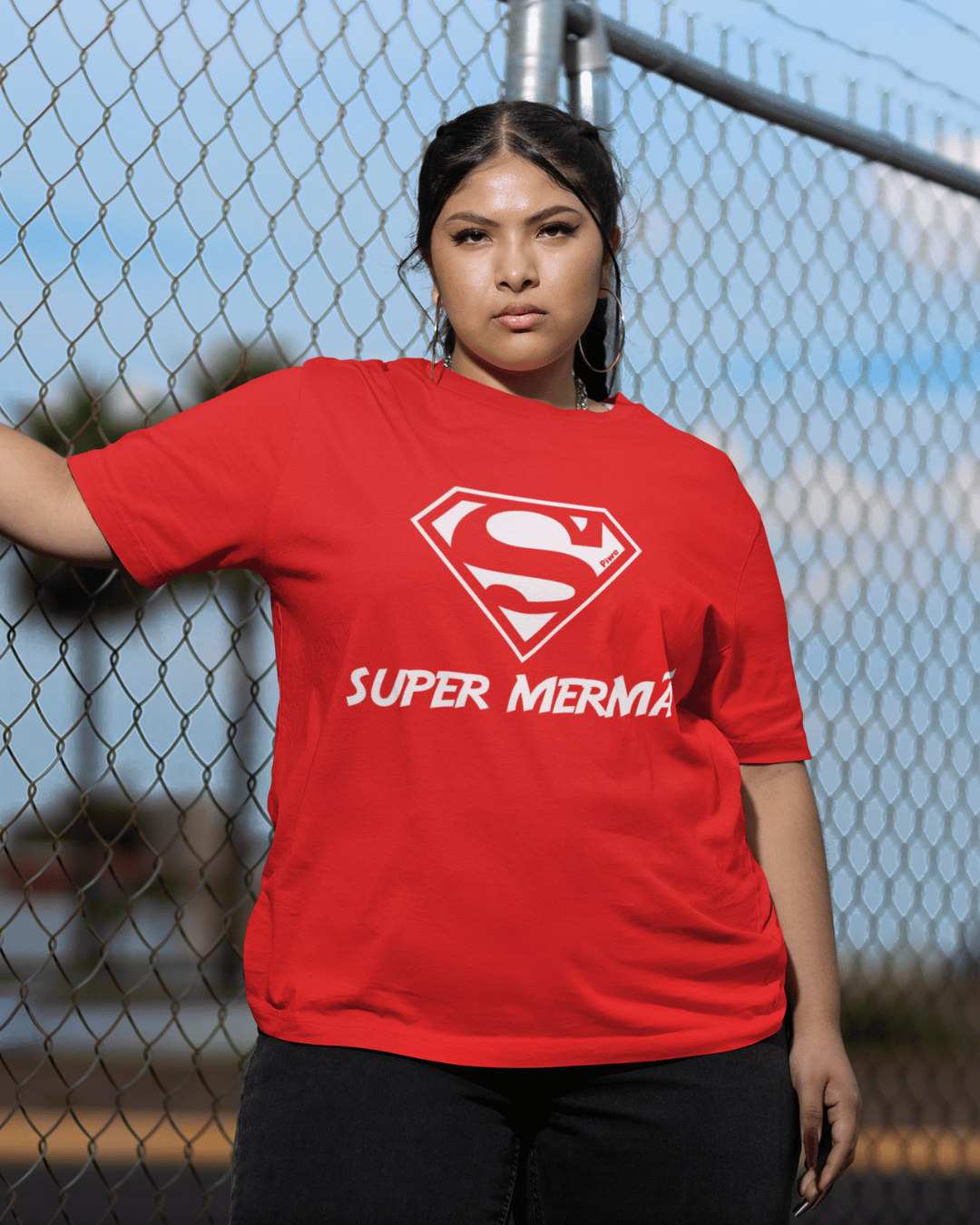 Camiseta Super Mermã Padrão Masculina
