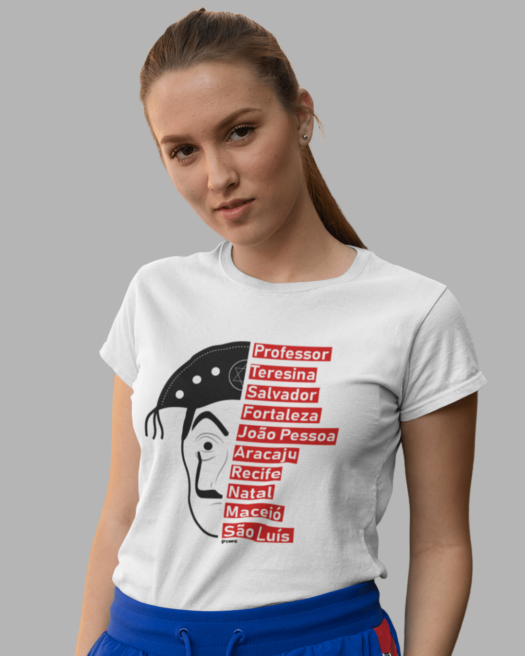 Camiseta La Casa Baby Long Feminina