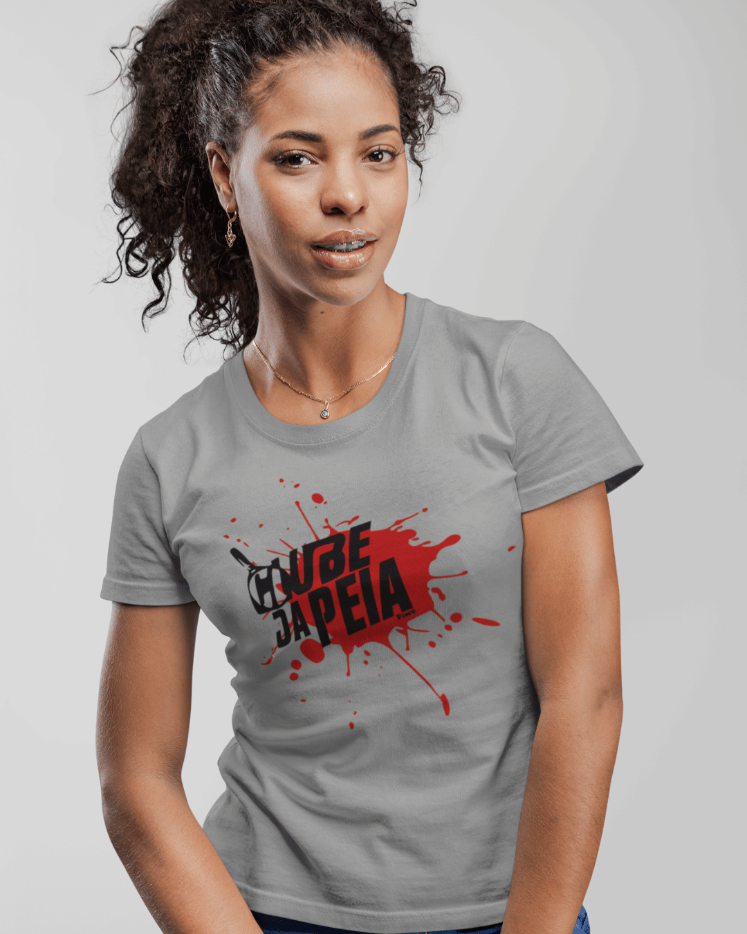 Camiseta Clube da Peia Baby Long Feminina