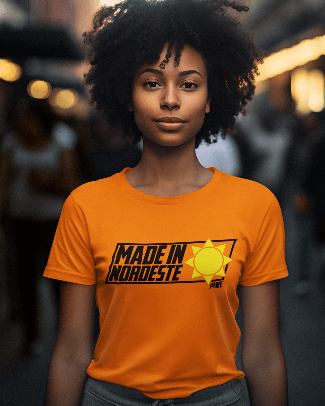 Camiseta Made in Nordeste Baby Long Feminina