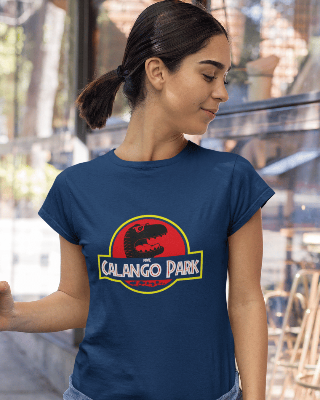 Camiseta Calango Park Baby Long Feminina