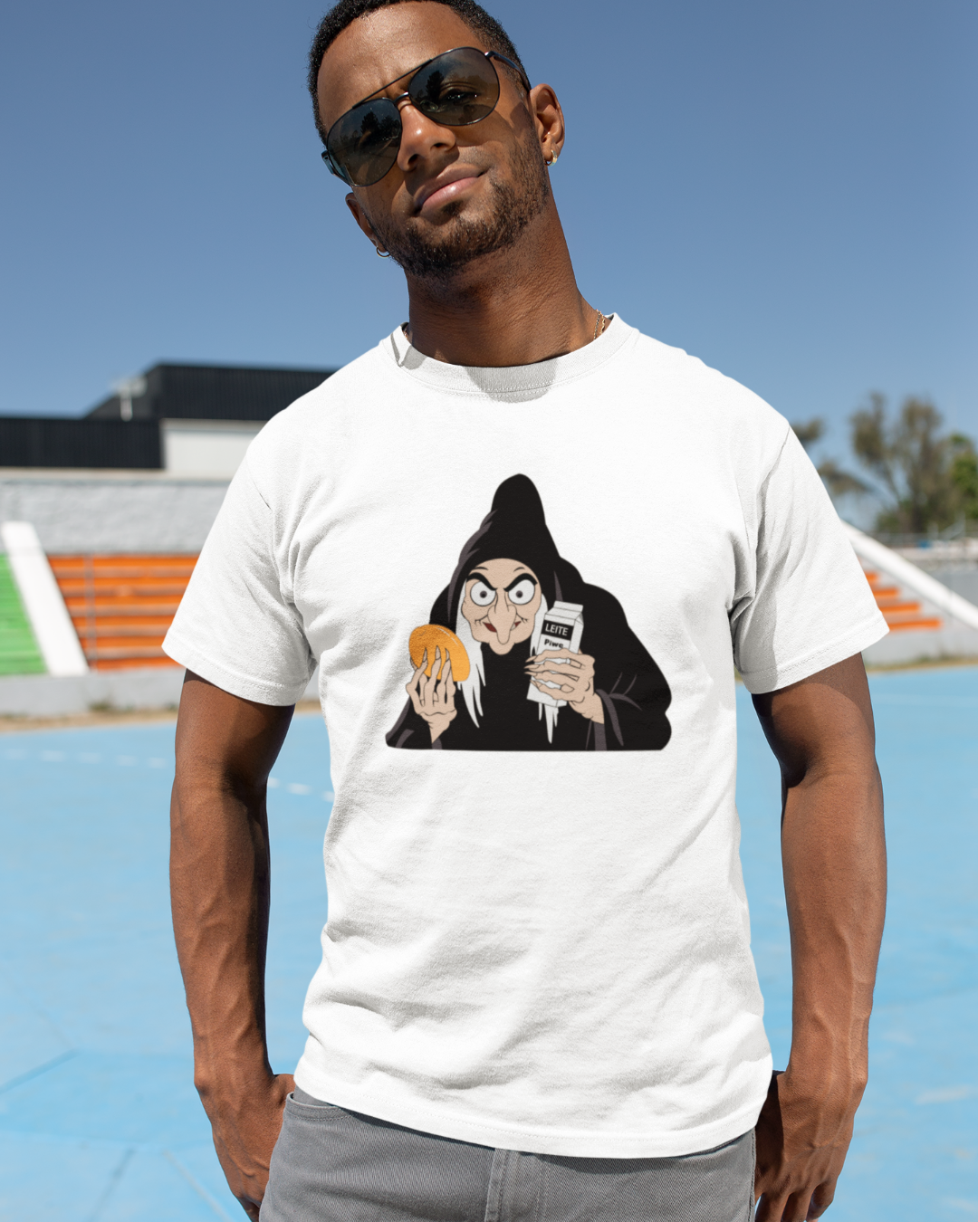 Camiseta Manga com Leite Masculina 