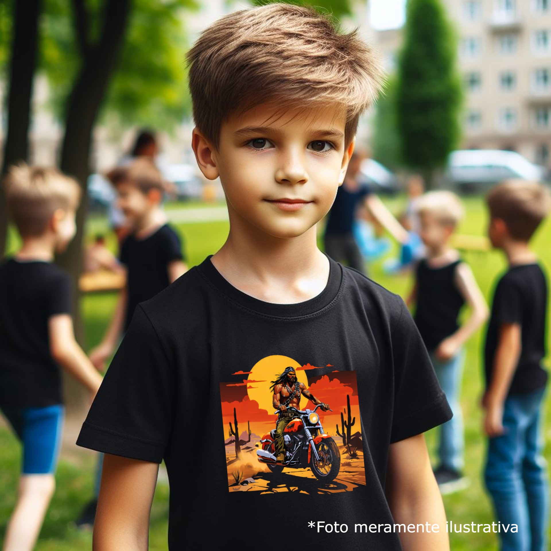 QJ0054 - CAMISETA QUALITY INFANTO-JUVENIL