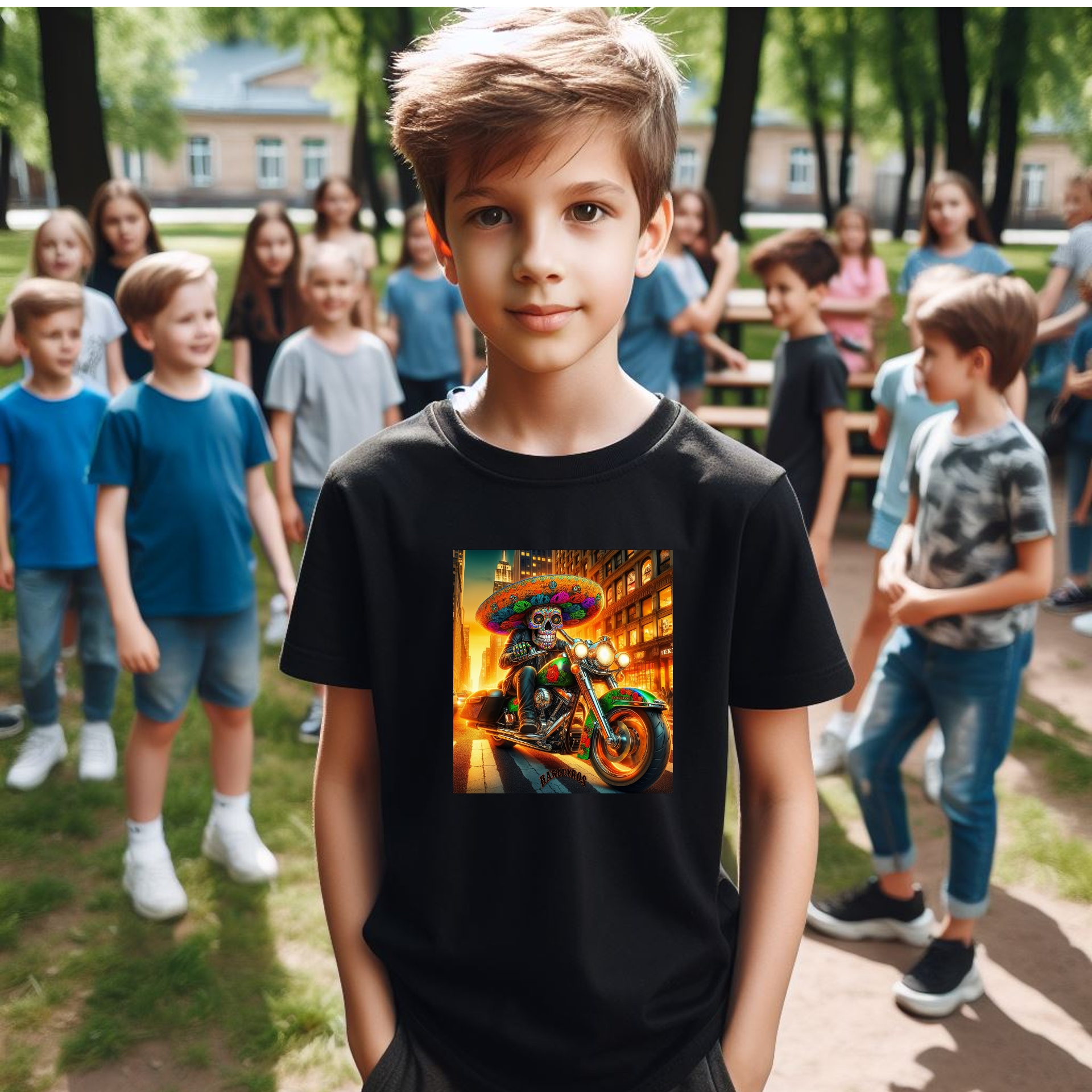 QJ0036 - CAMISETA QUALITY INFANTO-JUVENIL