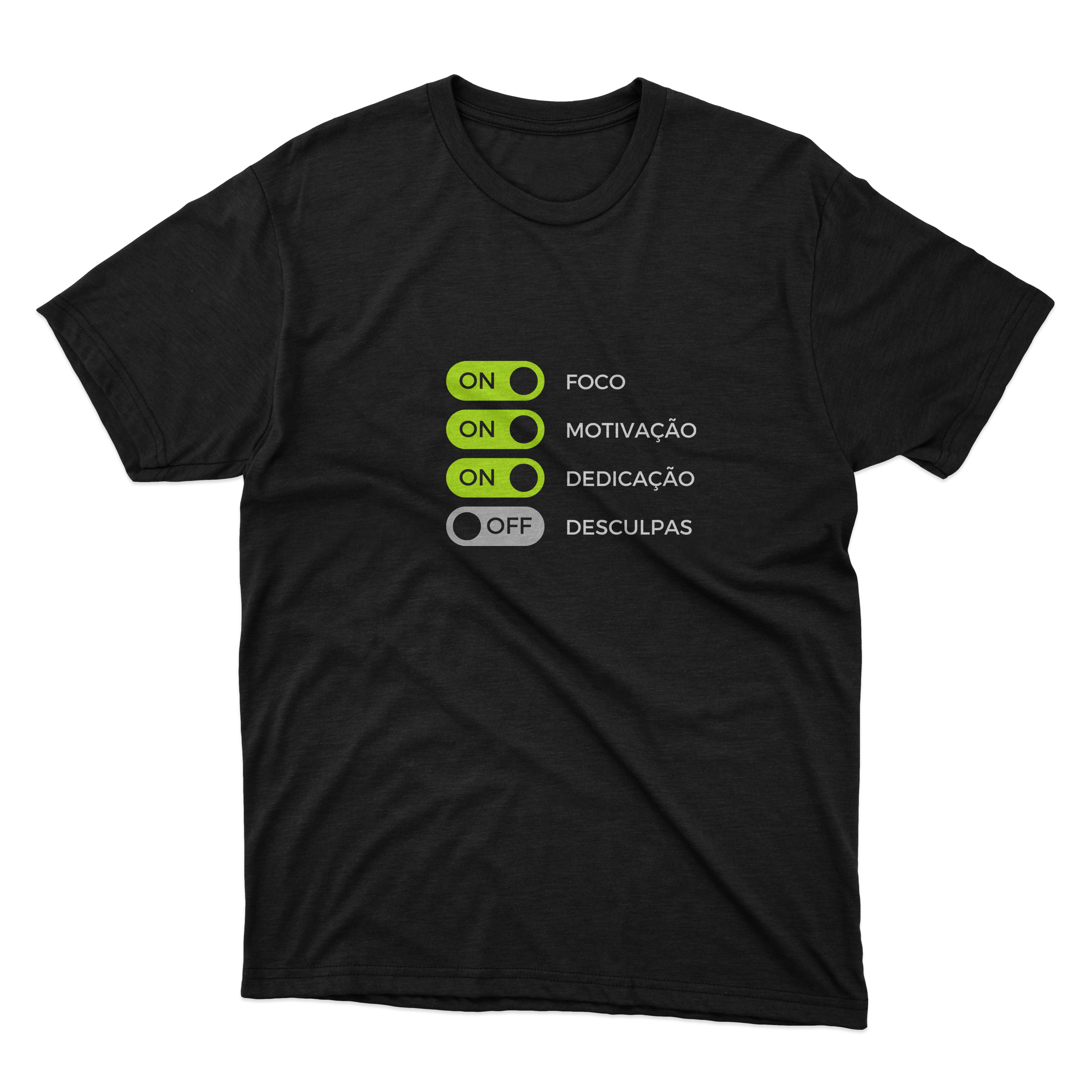 Foco Motivação Dedicação Desculpas 