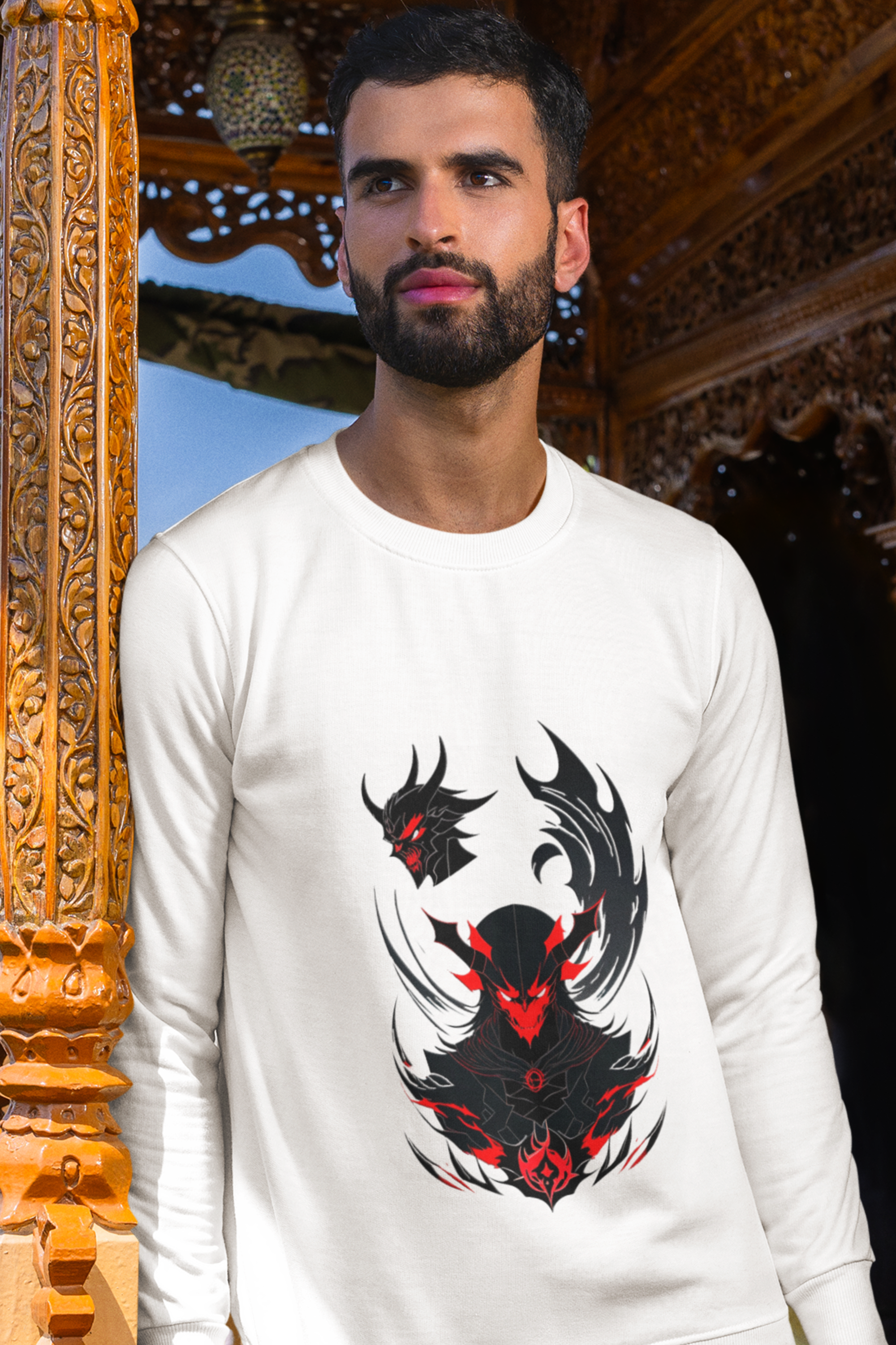 Moleton Fechado Estampa Rei Demonio