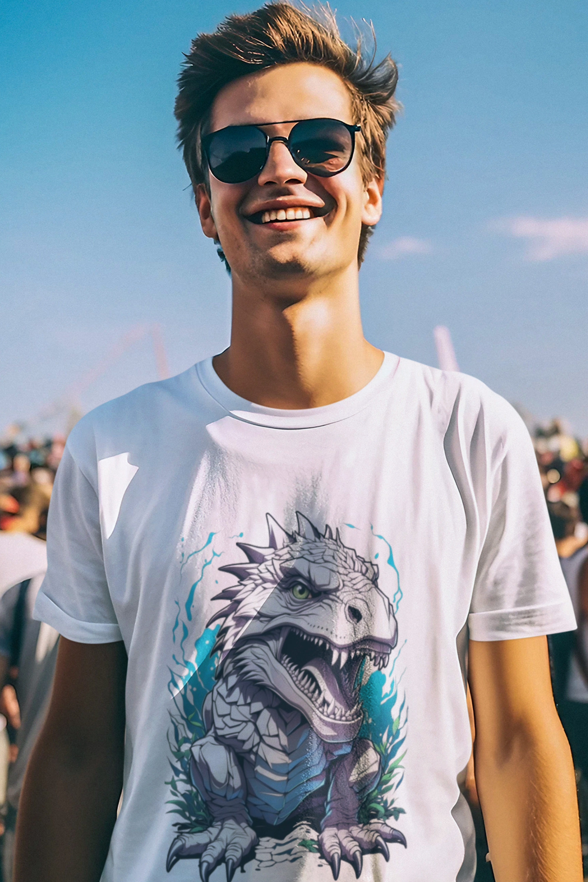 Camiseta Masculina Estampa Raptor