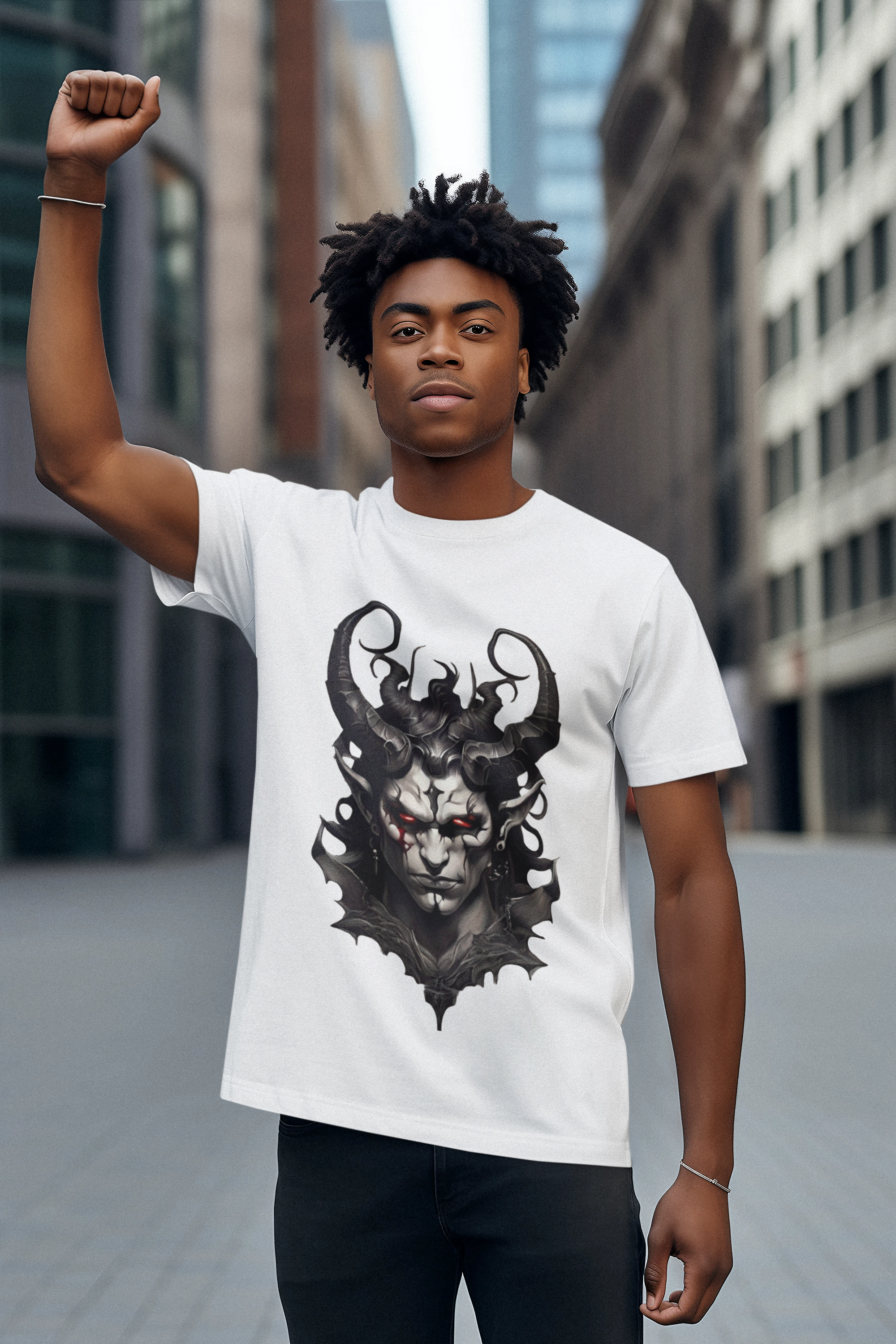 Camiseta Masculina Estampa Lorde Demonio