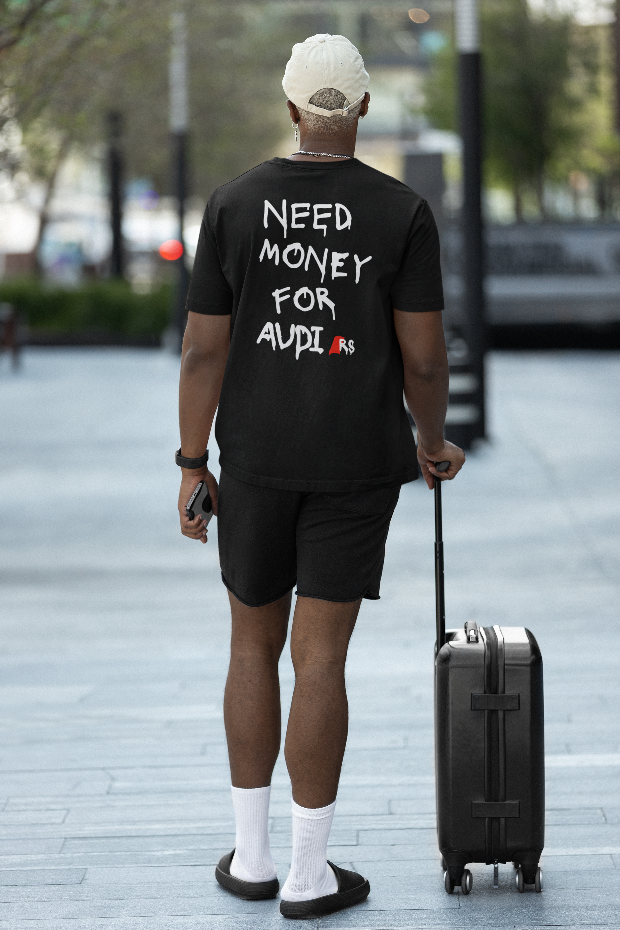 Nome do produto: NEED MONEY FOR AUDI RS PRETA