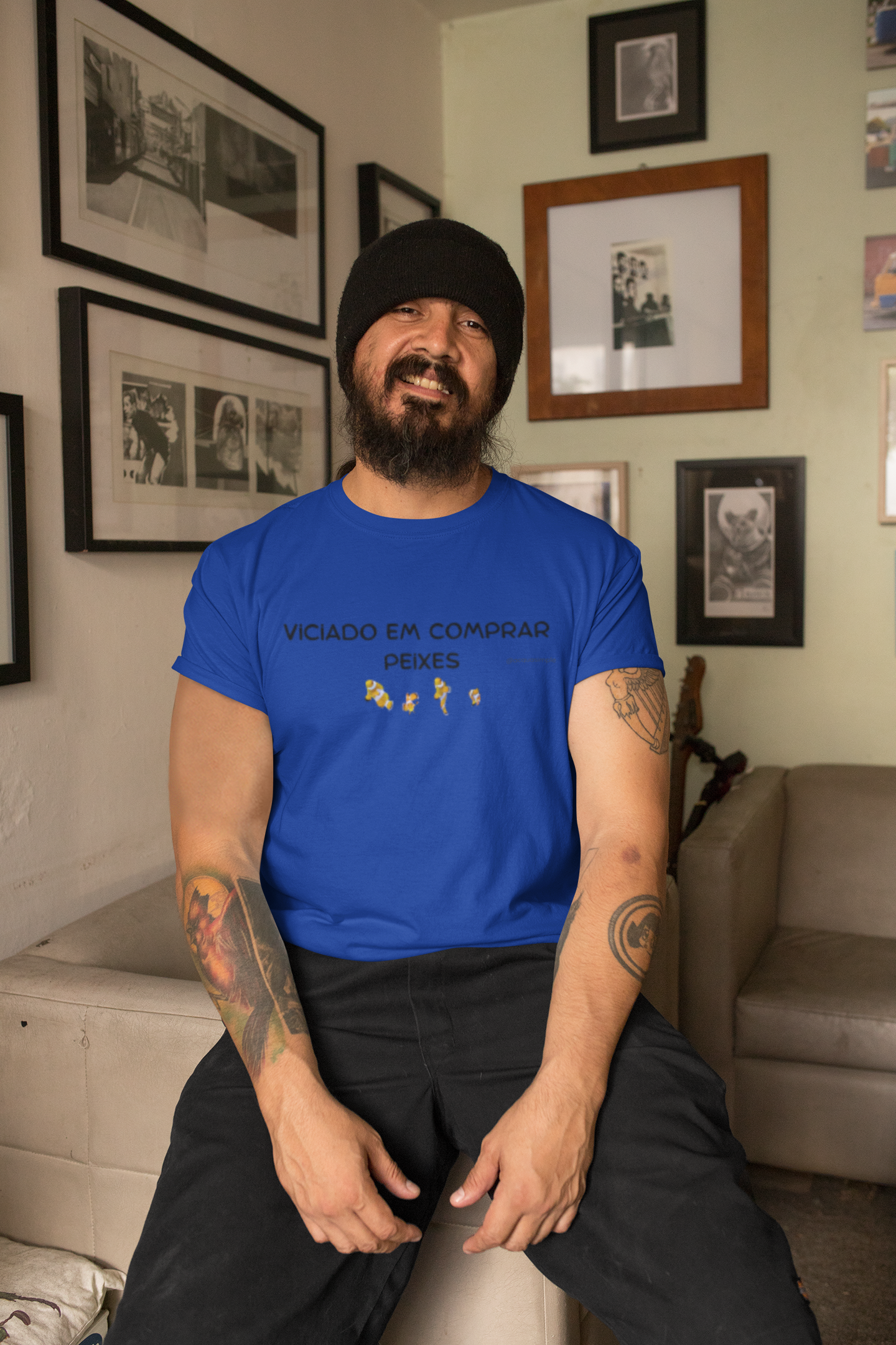 Viciado em comprar peixes