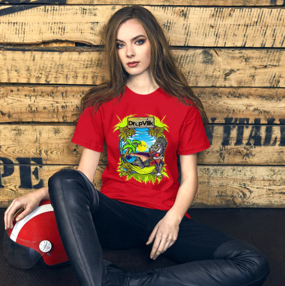 Camiseta DropVilk praia 