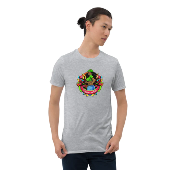 Camiseta Descubra o seu Fluxo StreetWear unissex