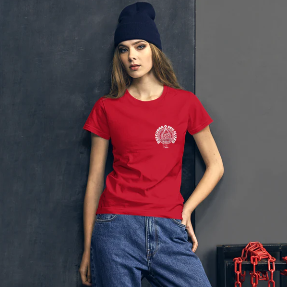 Camiseta feminina Descubra o Seu Fluxo