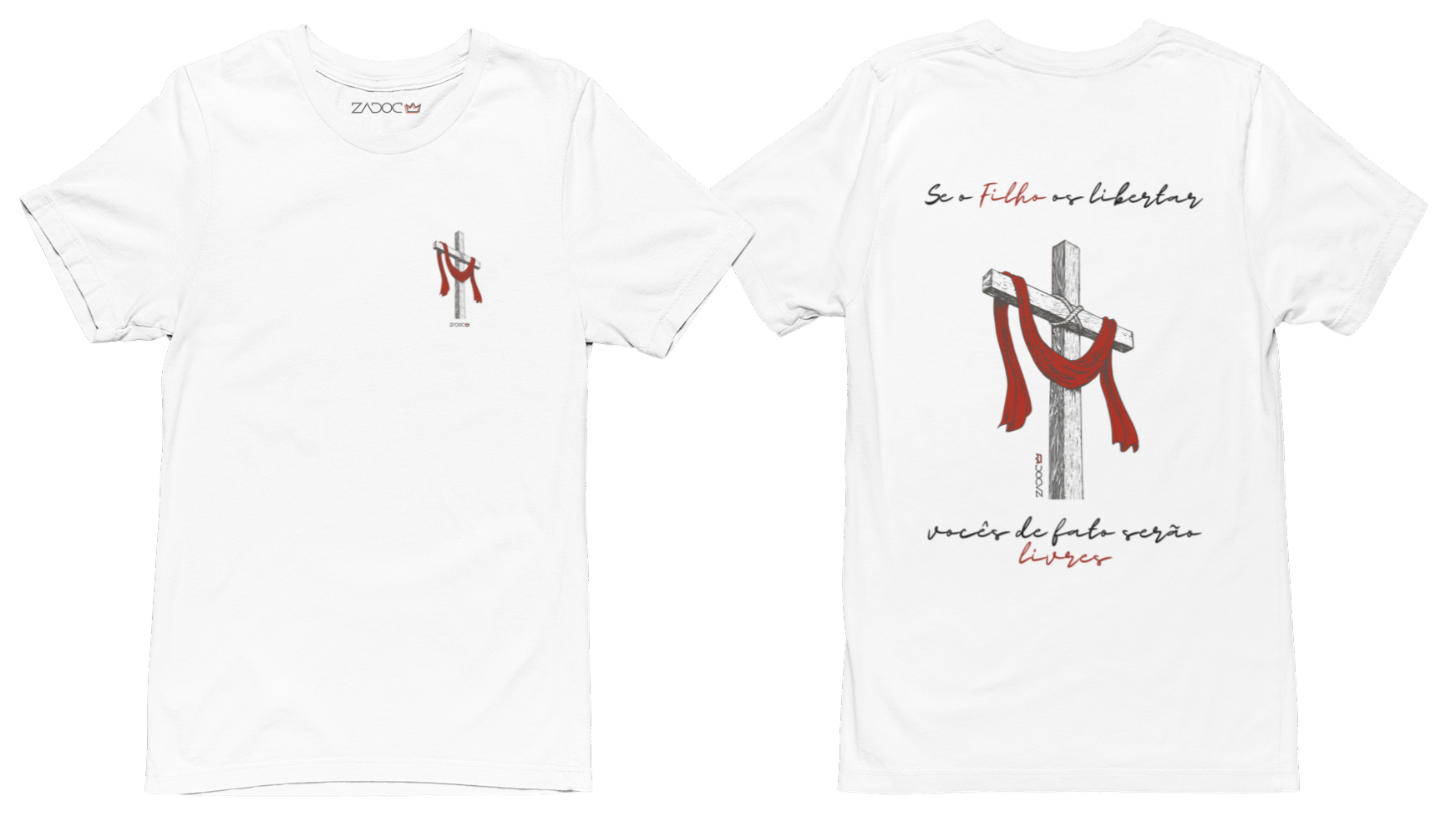 CAMISETA LIBERDADE FRENTE/COSTAS