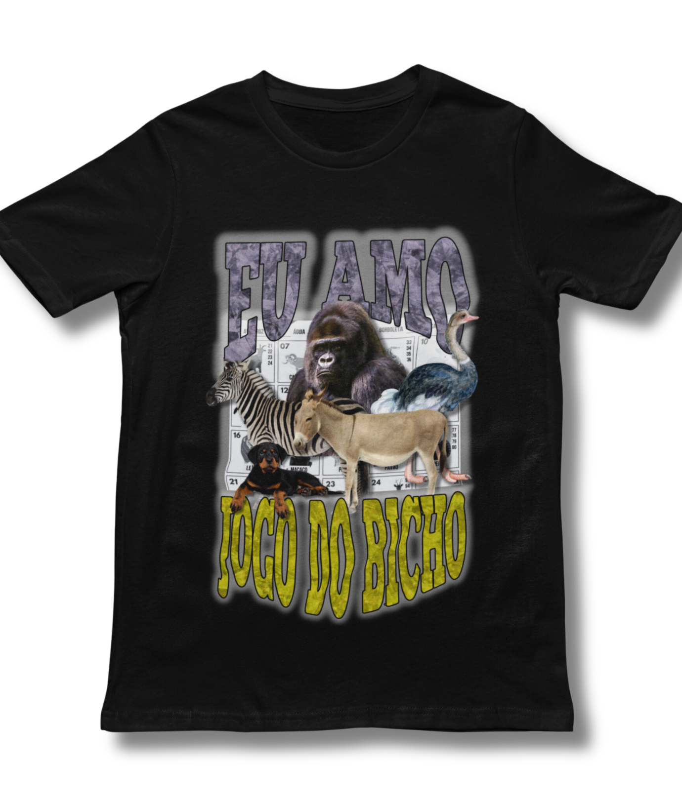 Nome do produto: CAMISETA JOGO DO BICHO