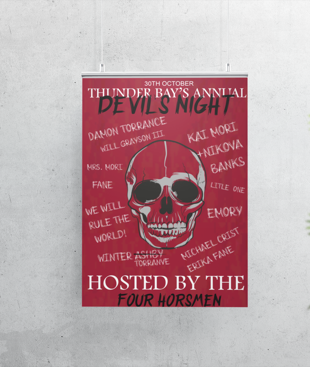 Poster Devil's Night