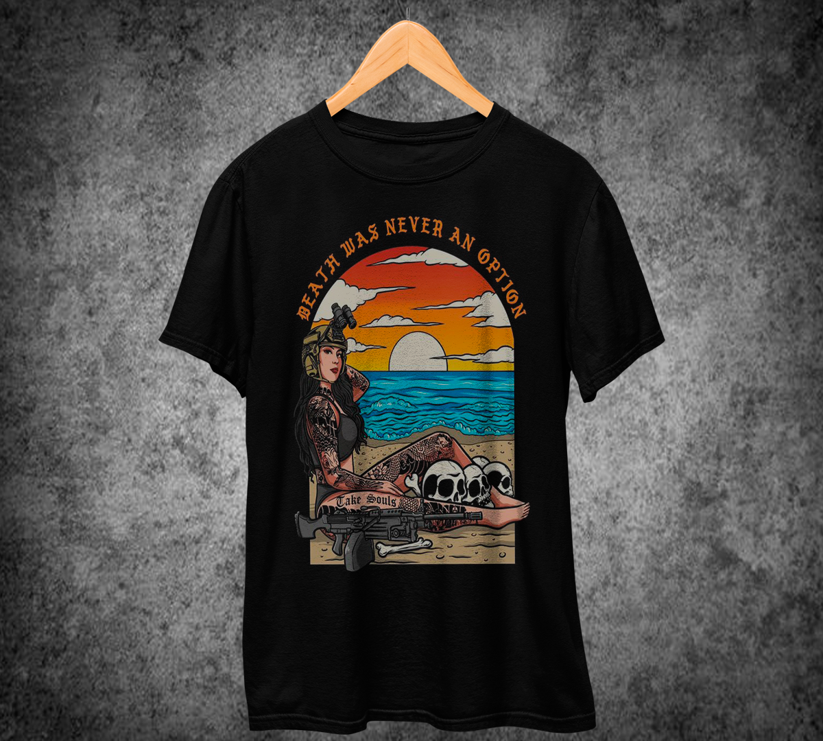 T-Shirt DEATH WAS NEVER AN OPTION