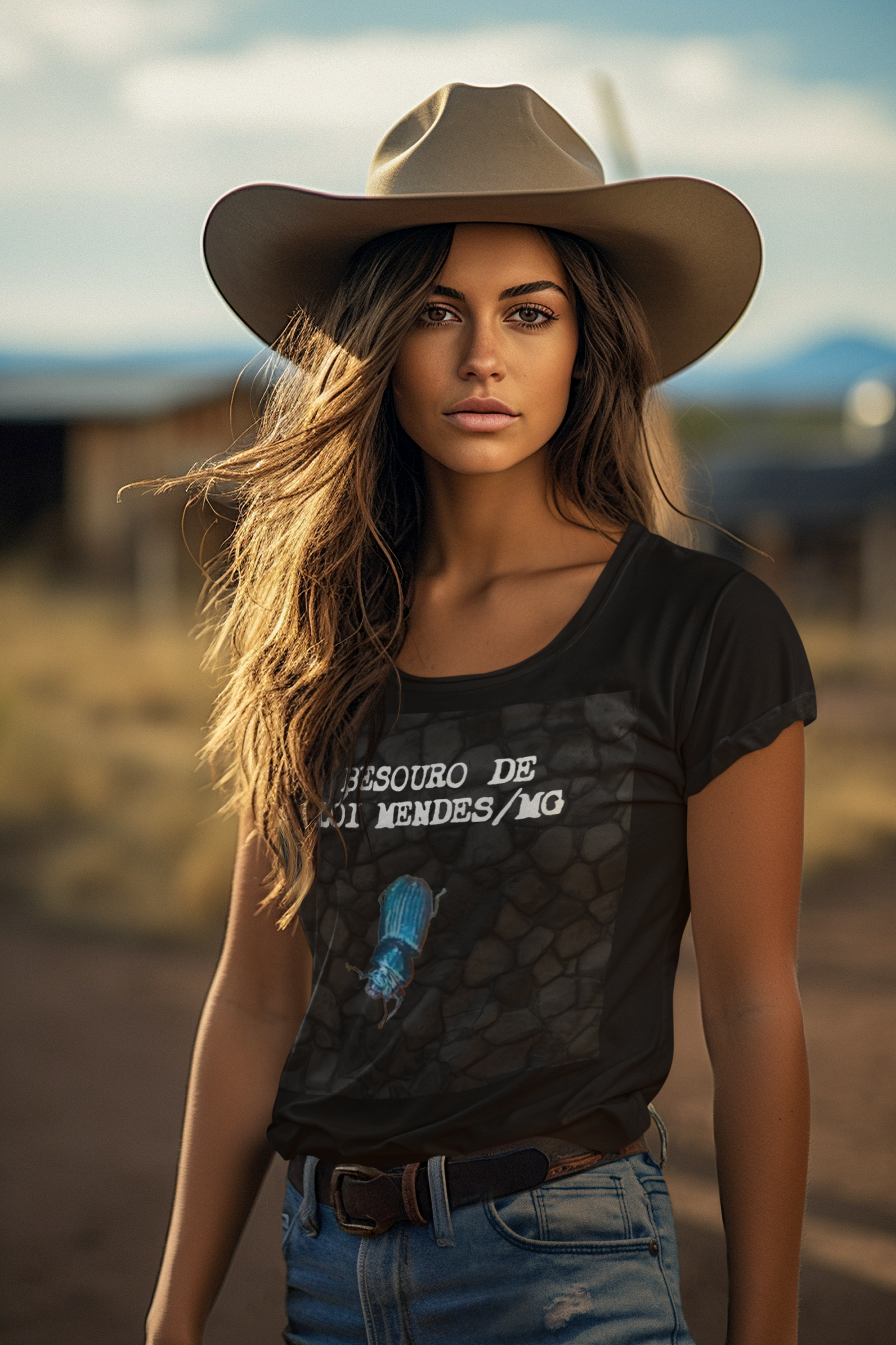 Camiseta Besouro Elói Mendes Feminina