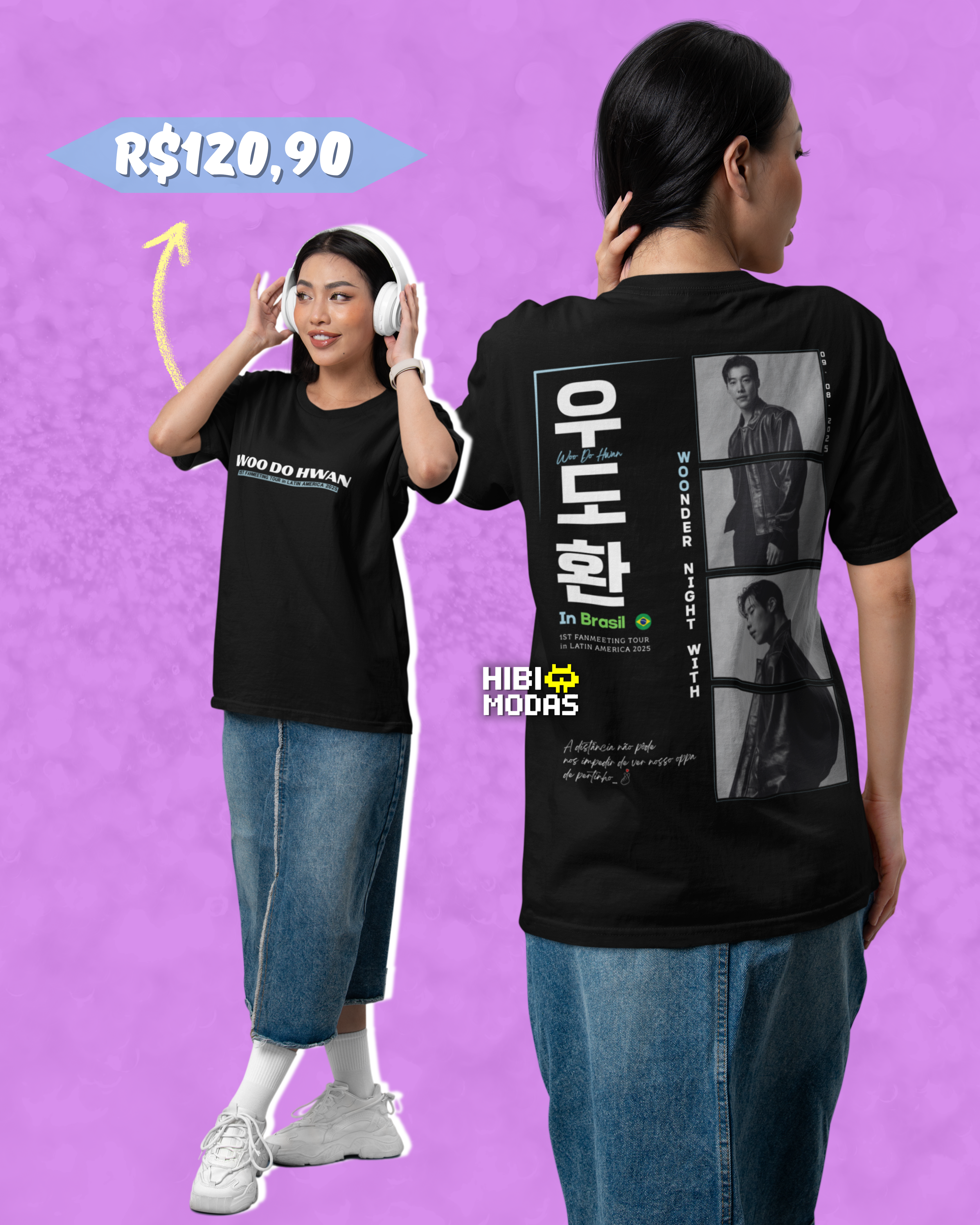 Woo Do Hwan -  Frente e Costas