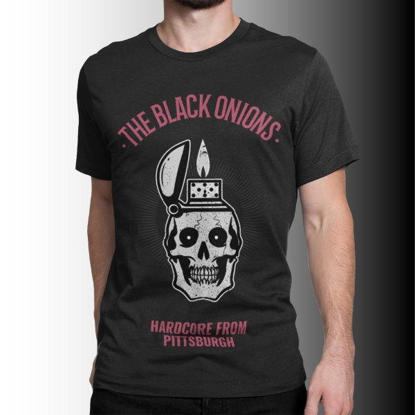 Camiseta Estampa As Cebolas Pretas 