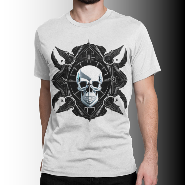 Nome do produto: Camiseta Estampa Caveira da Morte 